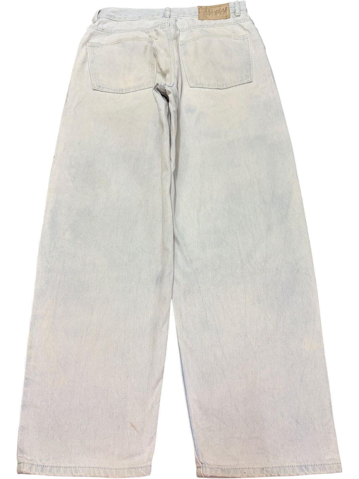 Stussy Vintage Stussy Faded Wash Balloon Style Mom Jeans Size 29" - 2 Thumbnail