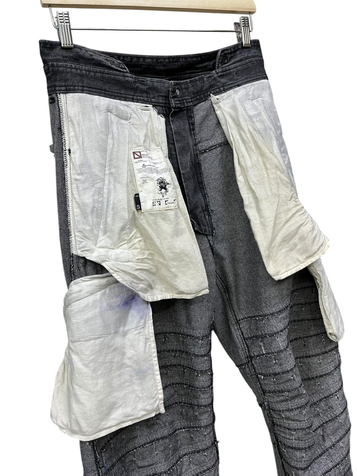 Julius RARE Nuke Pre-Julius Tactical Panel Zip Cargo Denim Archive Size US 28 / EU 44 - 19 Thumbnail