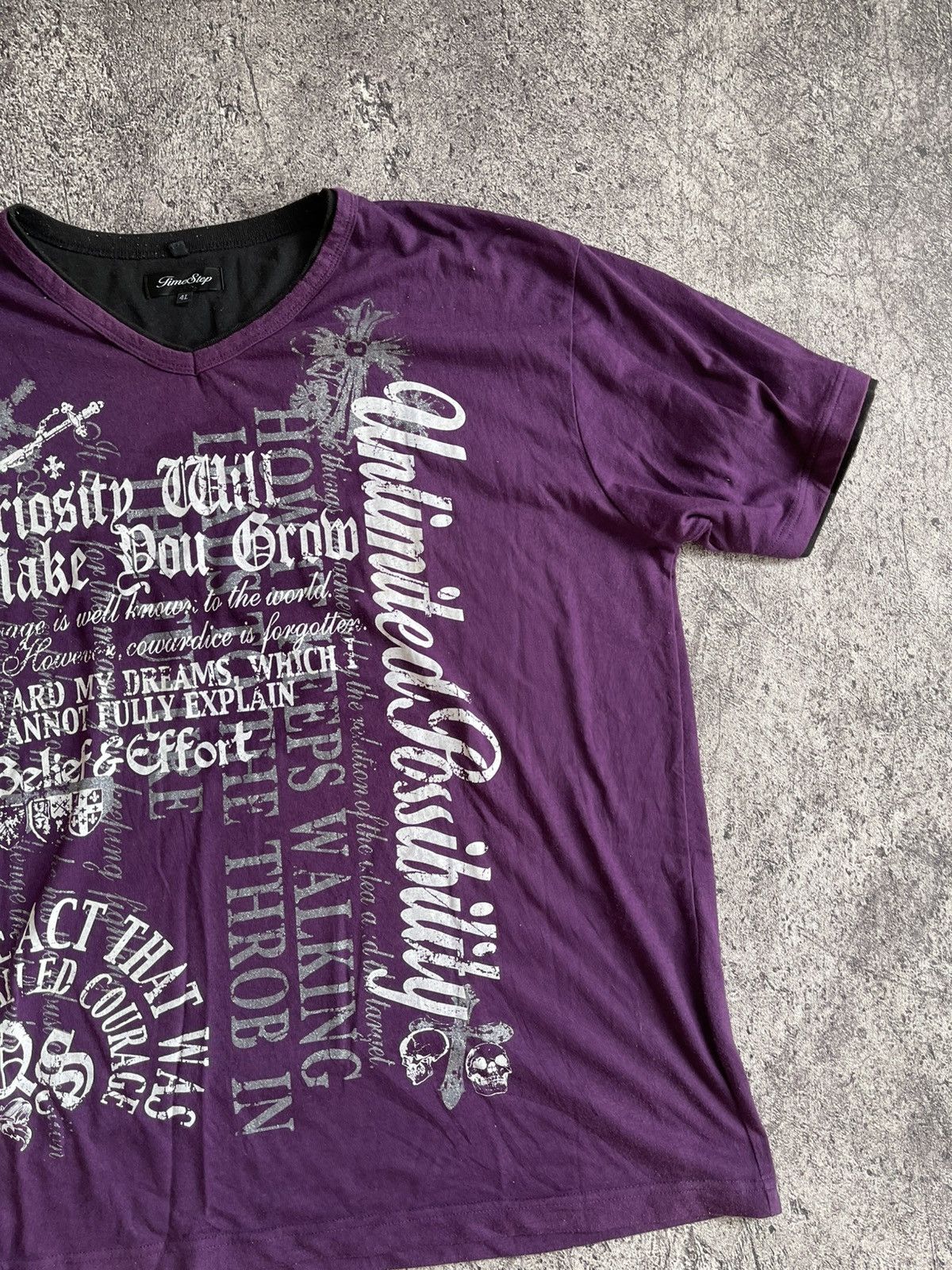 Japanese Brand Y2K Time Step punks style ifsixwasnine tshirt Size US XXL / EU 58 / 5 - 4 Thumbnail