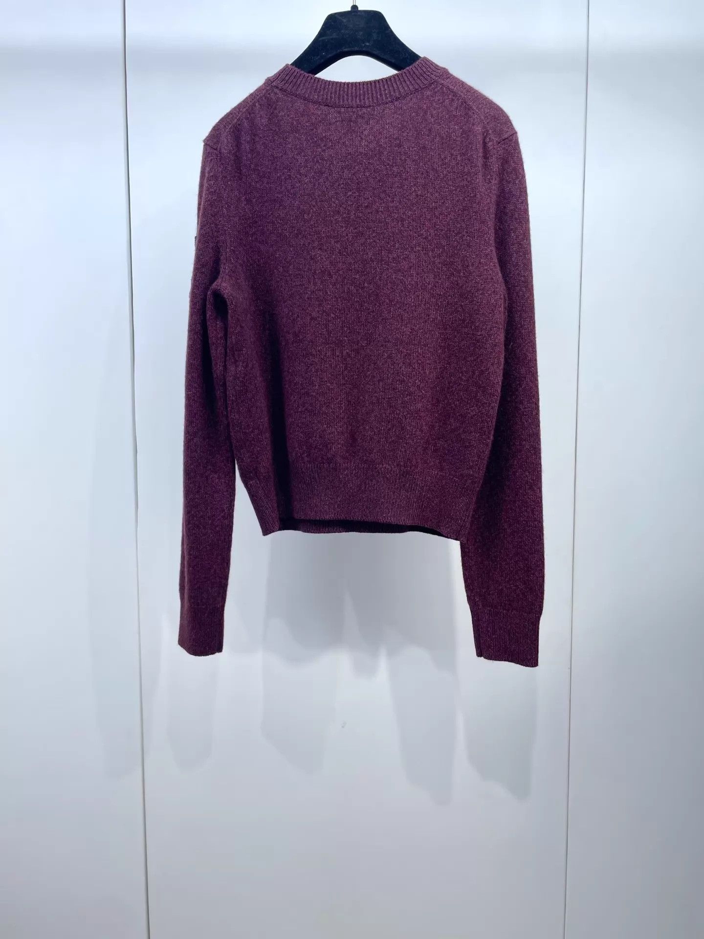 Chanel Chanel 24A Guitar Pattern Wine Red Sweater EU38 Size S / US 4 / IT 40 - 2 Thumbnail