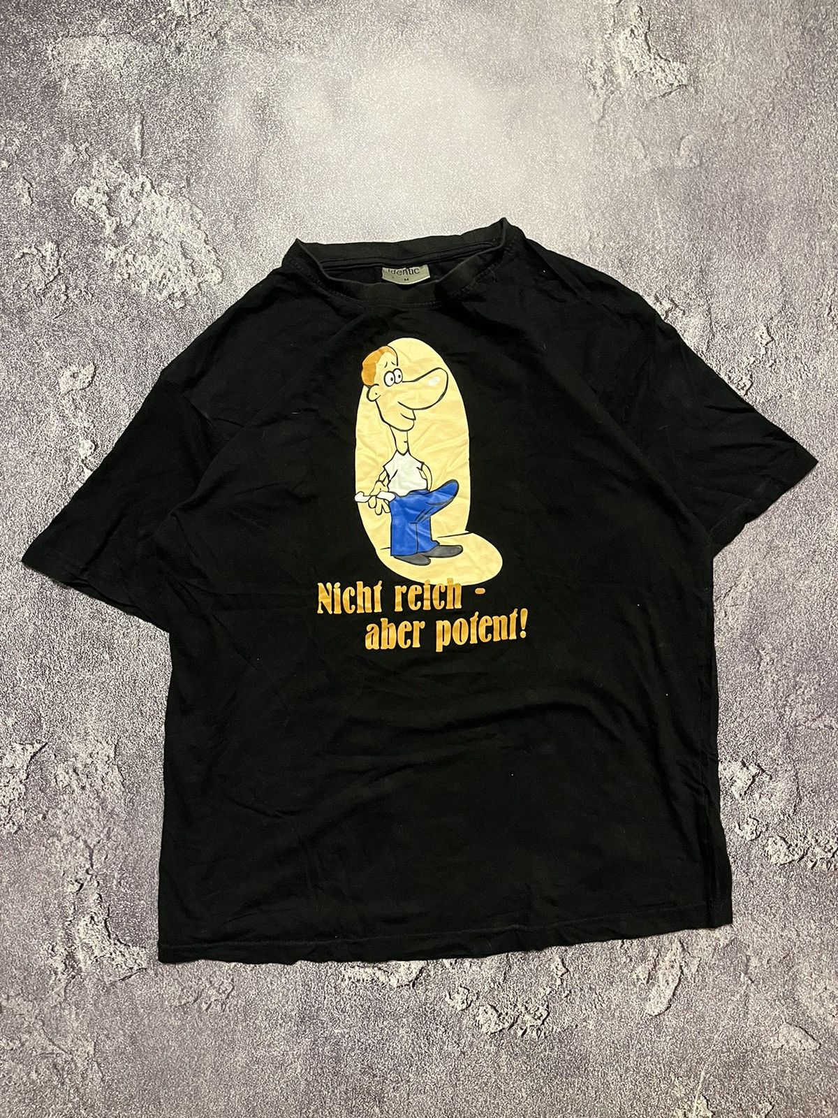 Vintage vintage deutschland humour not rich but with potent tee Size US M / EU 48-50 / 2 - 1 Thumbnail