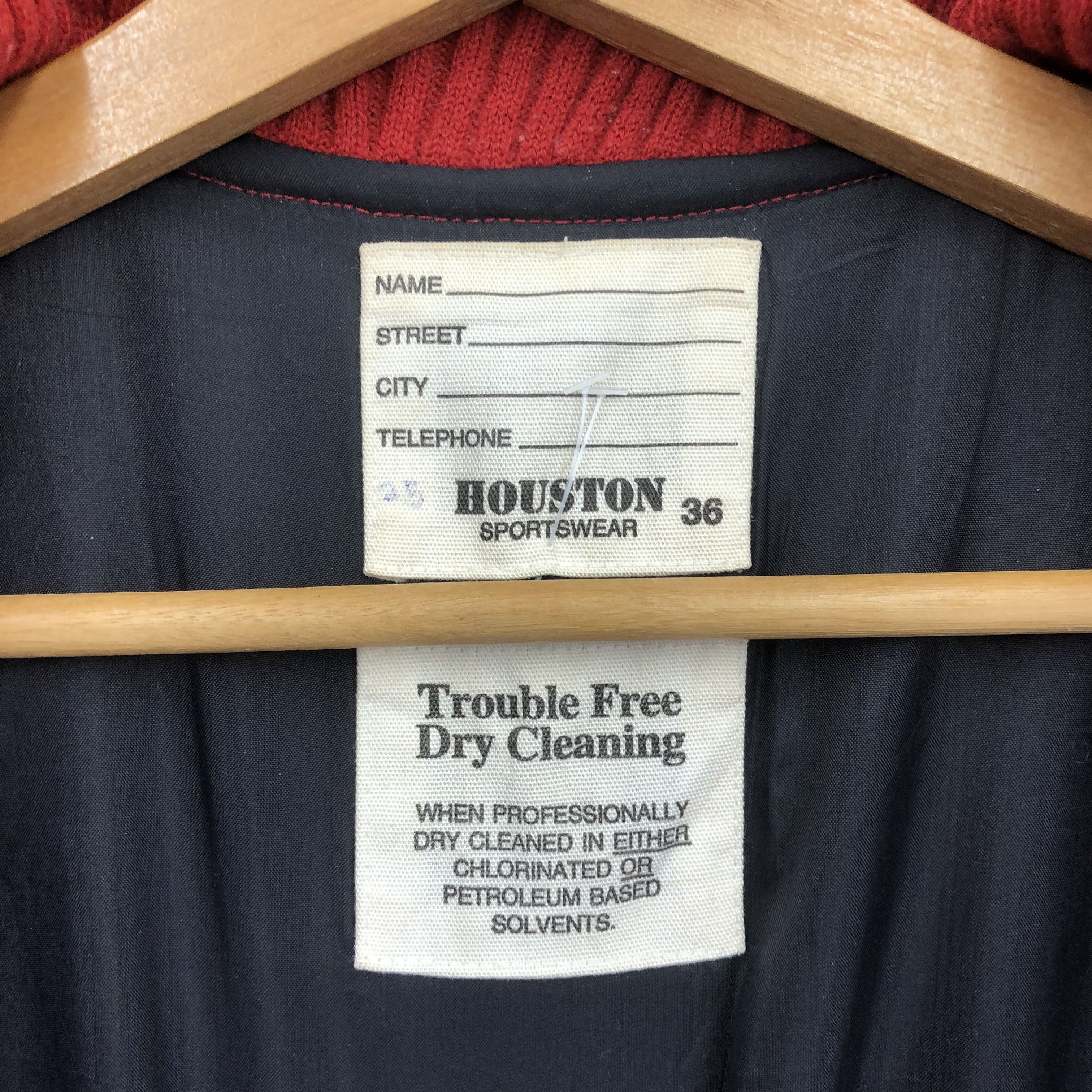 Vintage 90s Houston Sportswear Howie Letterman Wool Varsity Jacket Size US M / EU 48-50 / 2 - 7 Thumbnail