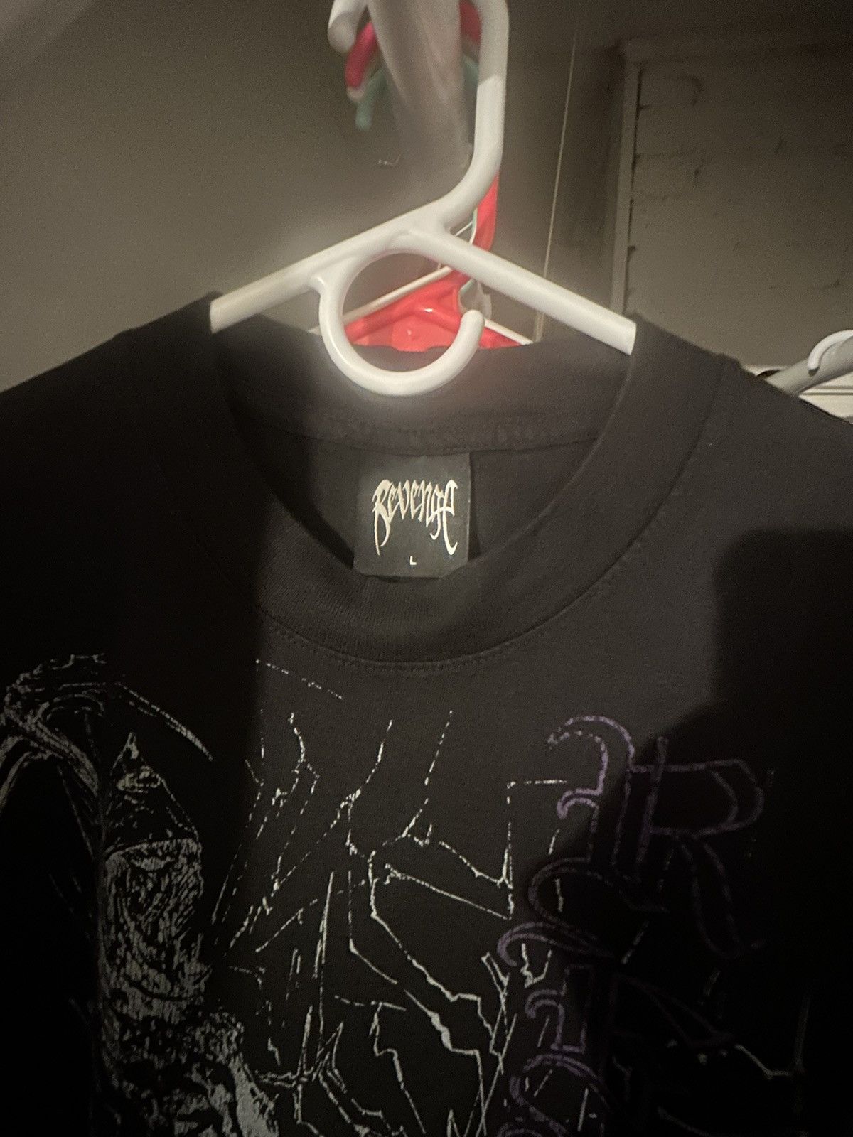 Revenge FAMILIAR FRIEND TEE BLACK Size US L / EU 52-54 / 3 - 2 Thumbnail