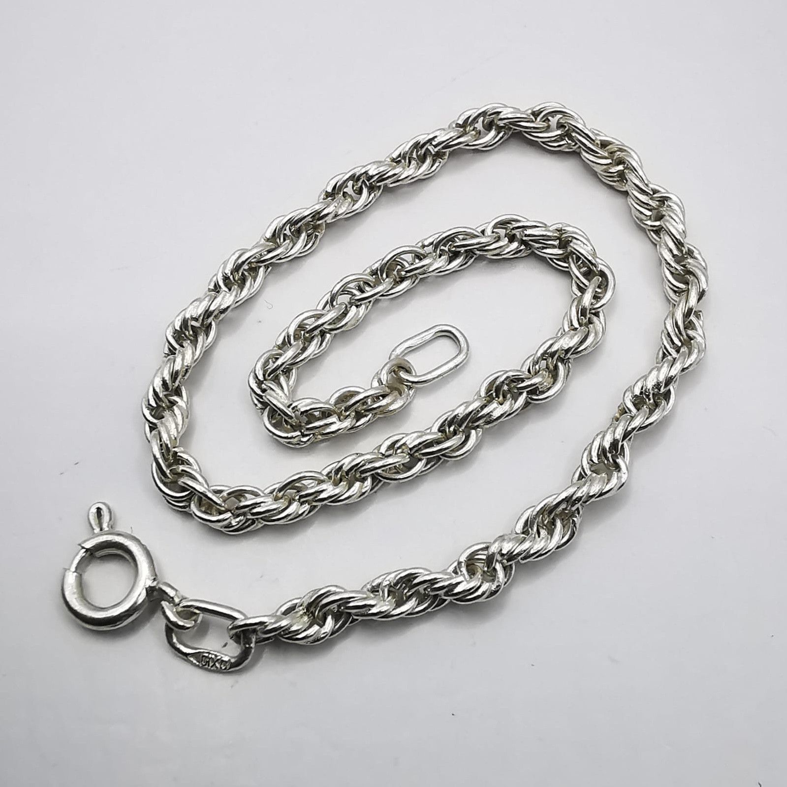 Sterling Silver × Vintage Vintage 925 Sterling Silver bracelet Signed 4,77g Size ONE SIZE - 1 Thumbnail