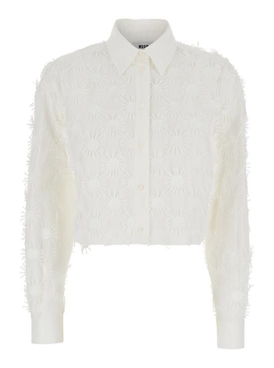 MSGM MSGM Women Shirts 3841MDE1325712101 White Size M / US 6-8 / IT 42-44 - 1 Thumbnail
