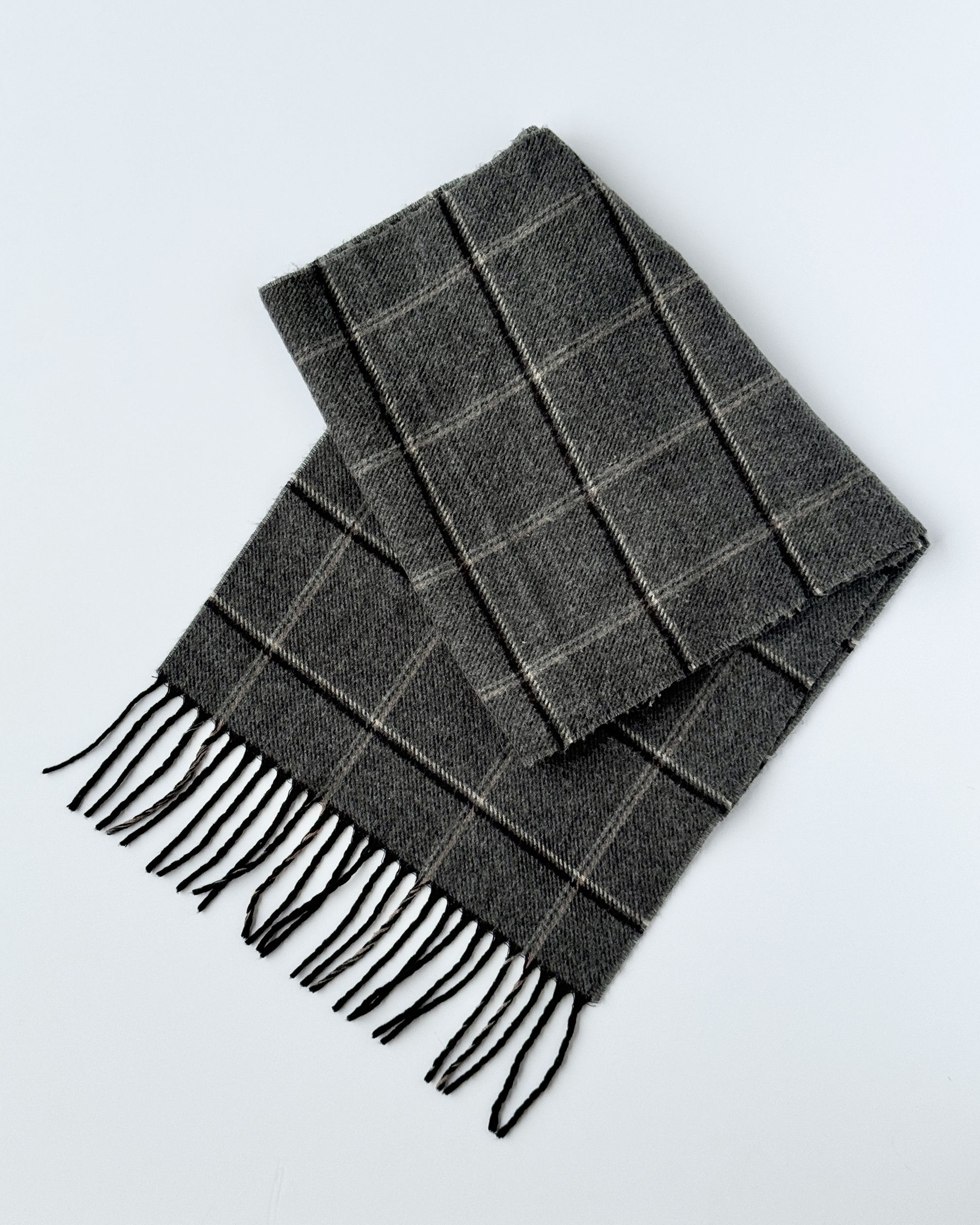 Vintage Cashmere Scarf 🩶 Size ONE SIZE - 1 Thumbnail