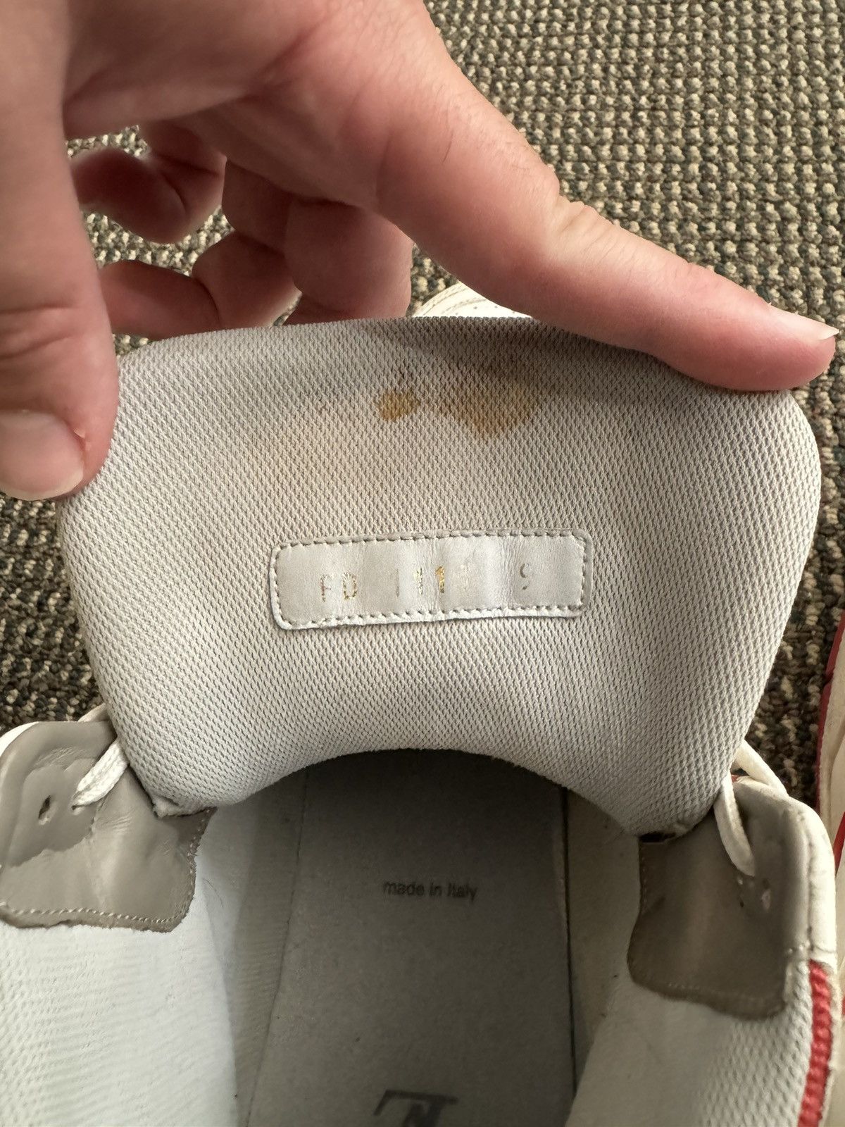 Louis Vuitton Louis Vuitton LV Trainer Mid White Red Size 9 (fits US 10.5) Size US 10.5 / EU 43-44 - 5 Thumbnail