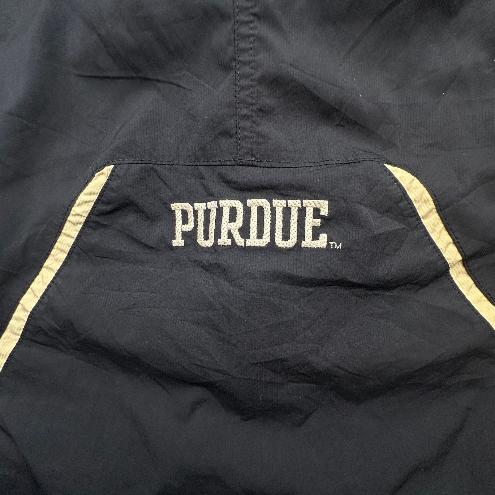 Nike Nike Team Fit Storm Purdue Boilermakers 1/4 Zip Windbreaker Size US L / EU 52-54 / 3 - 9 Thumbnail