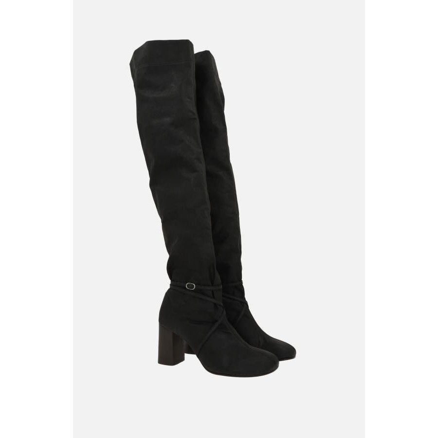 Lemaire LEMAIRE Knotted Anatomic Black Canvas Boots New & Authentic Size US 11 / IT 41 - 2 Thumbnail