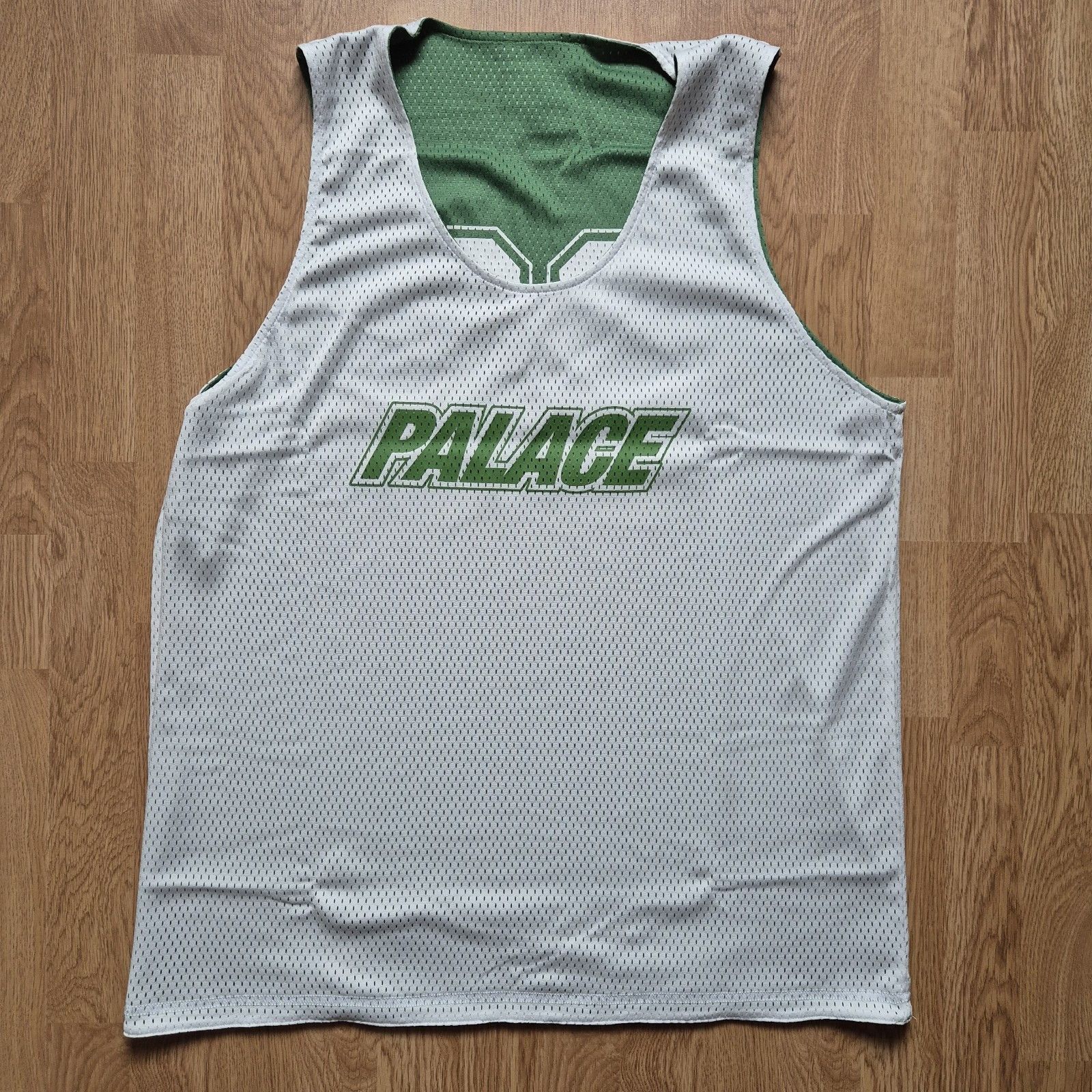 Palace Palace Mesh Reverso Vest Green XL Brand New With Tags SS24 Size US XL / EU 56 / 4 - 4 Thumbnail