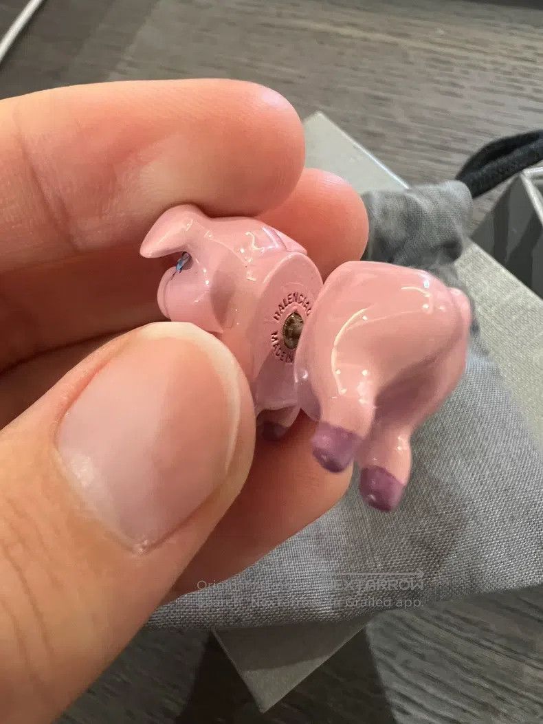Balenciaga Balenciaga Pig Ear Studs Size ONE SIZE - 3 Thumbnail