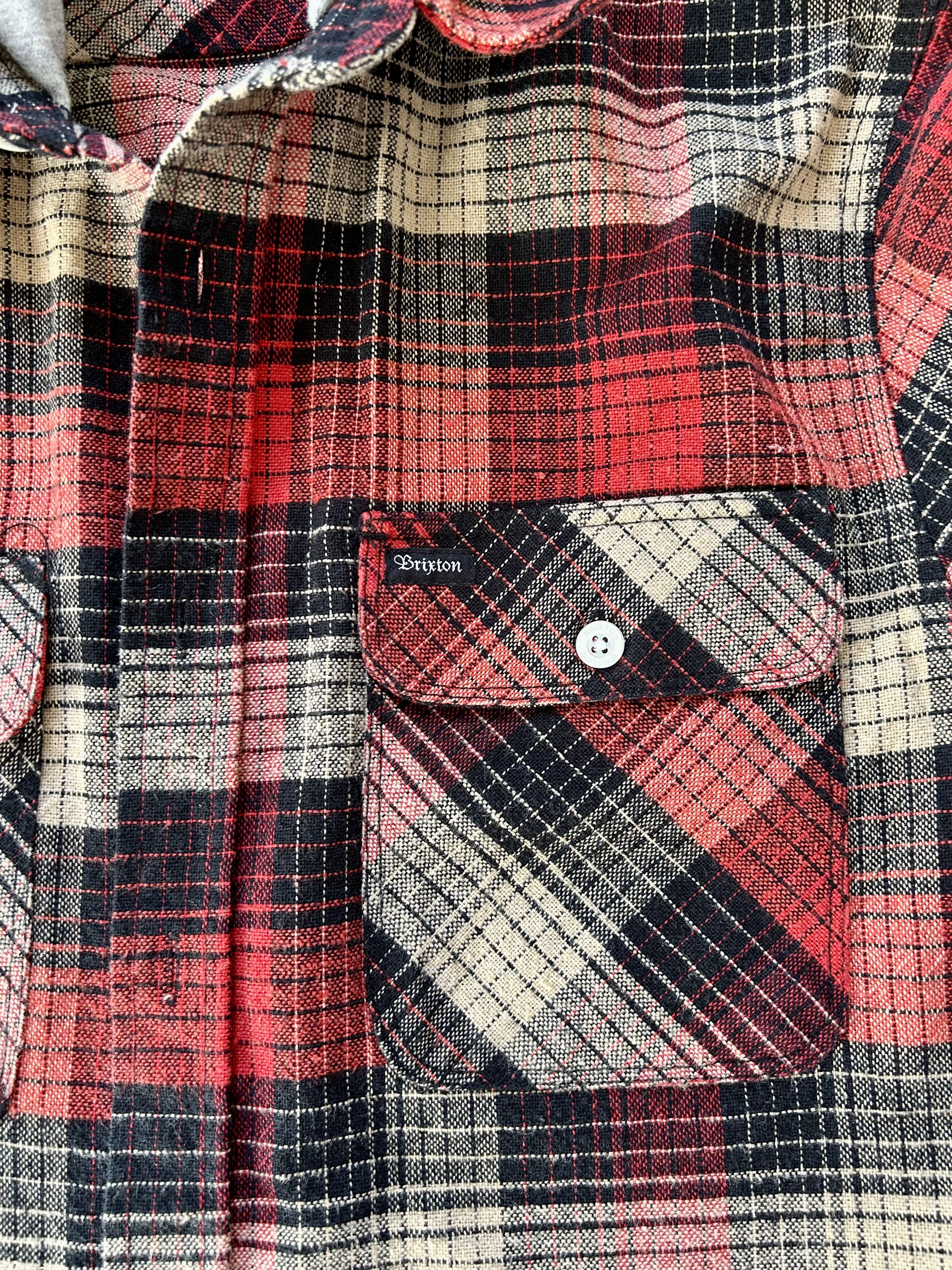 Brixton × Vintage Brixton Hooded Flannel Jacket Size US M / EU 48-50 / 2 - 4 Thumbnail