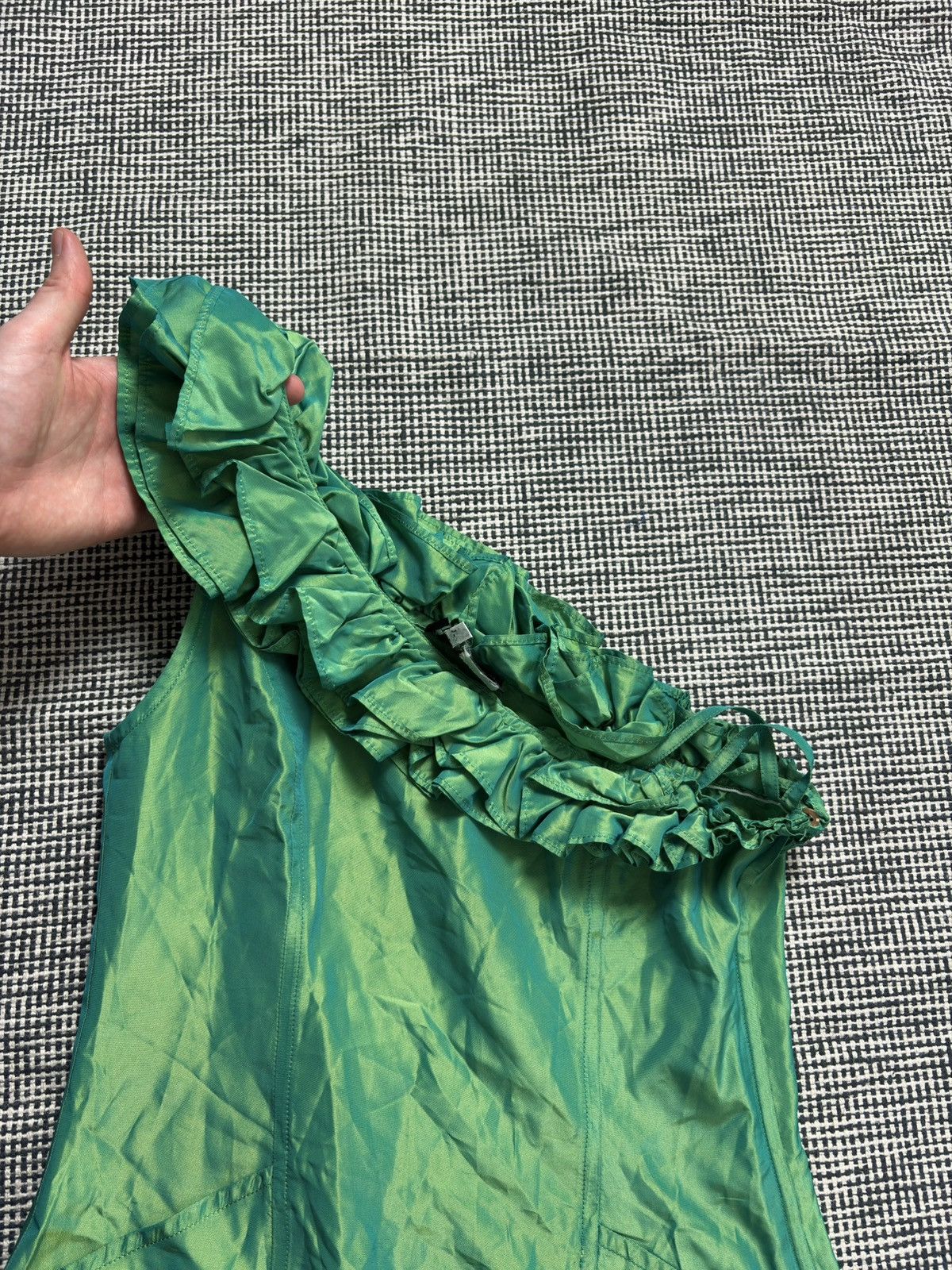 Kenzo Kenzo city avant garde asymmetrical satin dress runway Size XS / US 0-2 / IT 36-38 - 4 Thumbnail