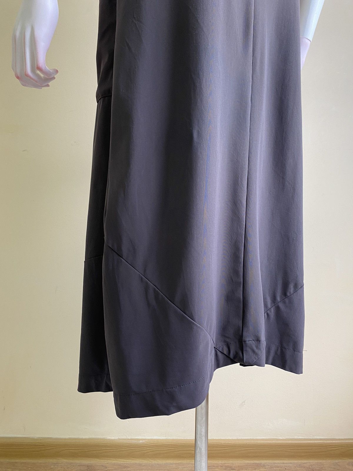 Marithe + Francois Girbaud Marithe Francois Girbaud Womens Sleeveless Grey Midi Dress Size XL / US 12-14 / IT 48-50 - 11 Thumbnail