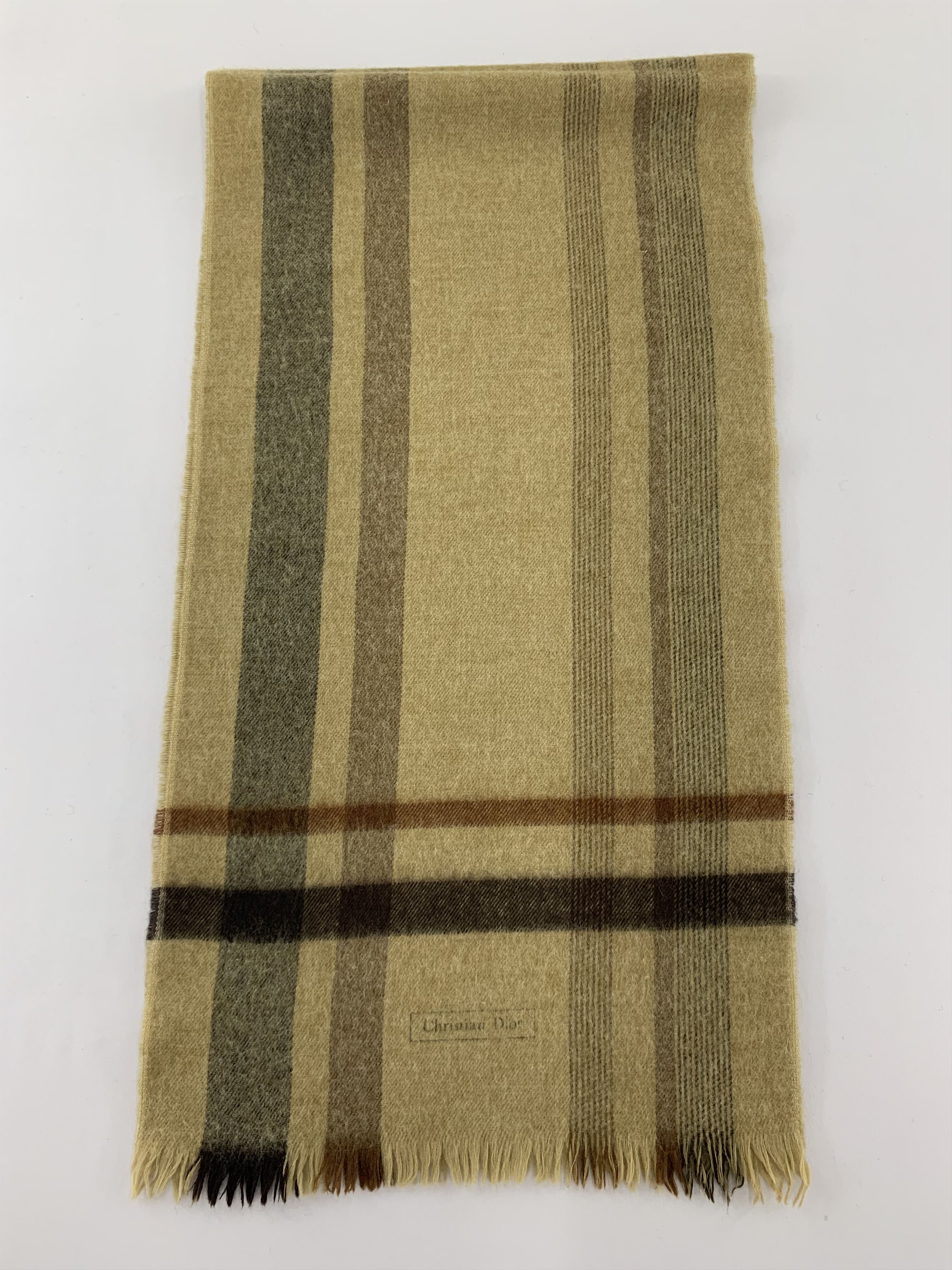 Christian Dior Monsieur Christian Dior Scarf Wool Muffler Neck Wrap BL5148 Size ONE SIZE - 2 Thumbnail