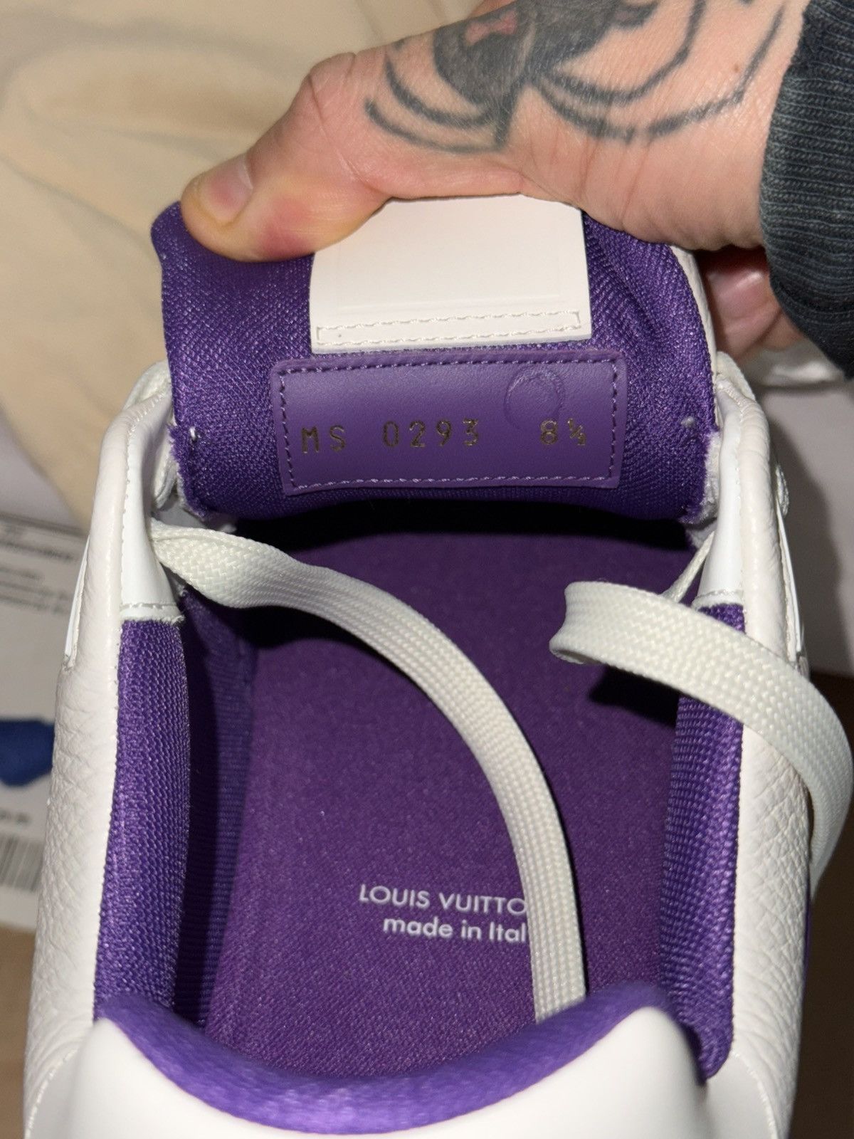 Louis Vuitton Louis vuitton purple trainers lv8.5 Size US 10.5 / EU 43-44 - 9 Thumbnail
