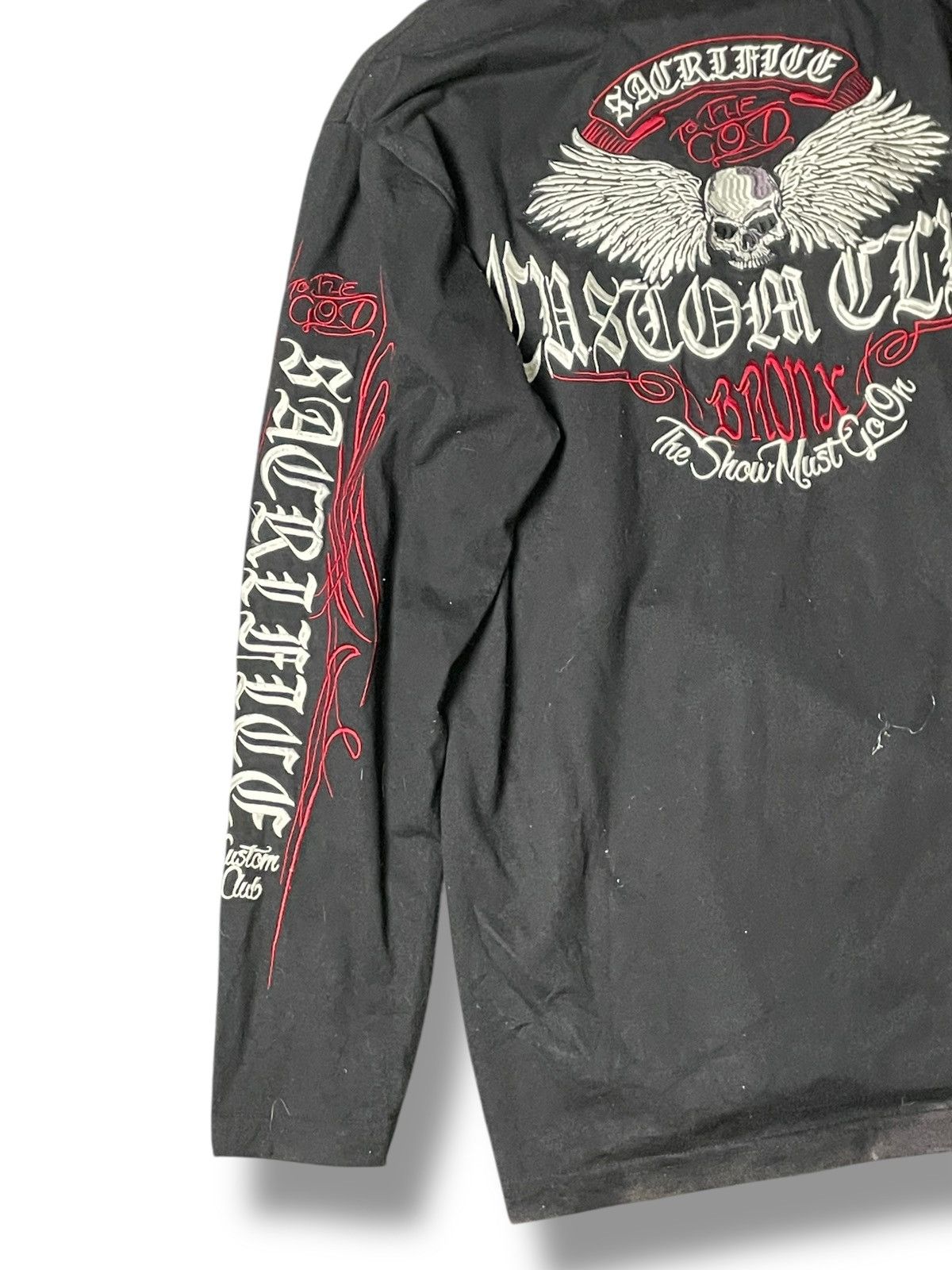 Japanese Brand A.O.D Japanese Brand Punk Long Sleeve Shirt (65) Size US L / EU 52-54 / 3 - 9 Thumbnail