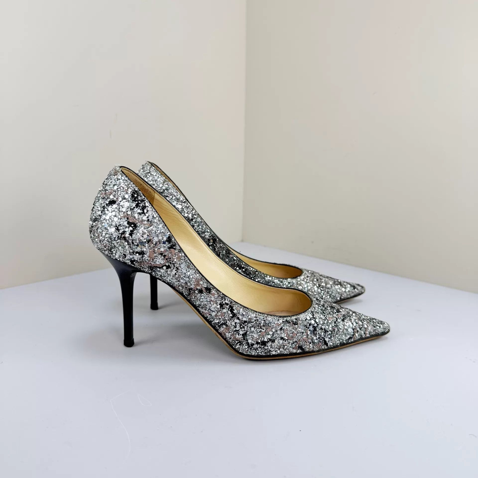 Jimmy Choo Jimmy Choo Women's Sequin Pumps 35 EU 95 New Size US 4.5 / IT 34.5 - 4 Thumbnail