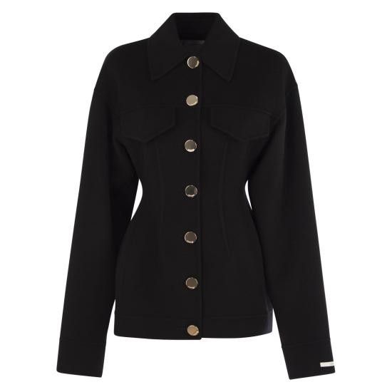 Sportmax SPORTMAX Women Jackets 2522086011600 BLACK Size M / US 6-8 / IT 42-44 - 1 Thumbnail