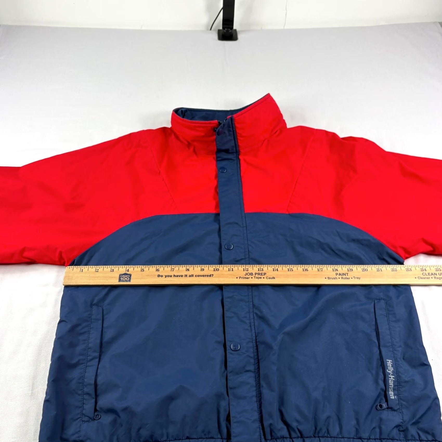 Helly Hansen VINTAGE Helly Hansen Jacket Mens L Blue Red Windbreaker Packable Full Zip 90s Mens Size US L / EU 52-54 / 3 - 6 Thumbnail