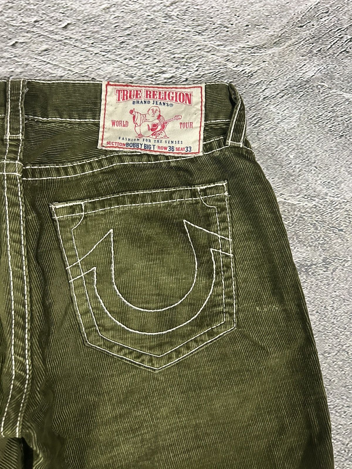True Religion True Religion jeans vintage cords corduroy pants Bobby baggy Size US 36 / EU 52 - 2 Thumbnail