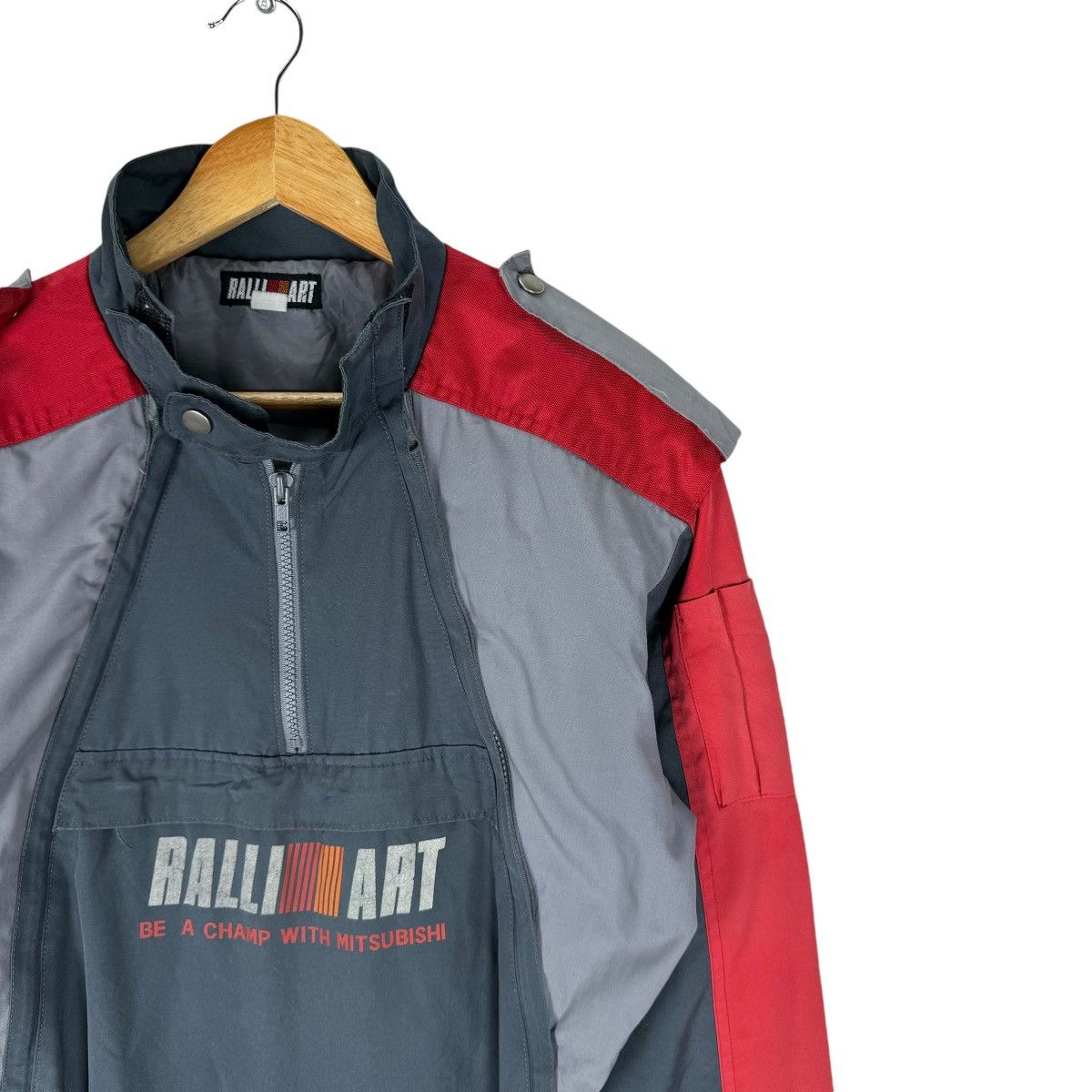 Mizuno 🌟MITSUBISHI RALLY ART MUGEN OVERALL JUMPSUIT Size US 30 / EU 46 - 4 Thumbnail