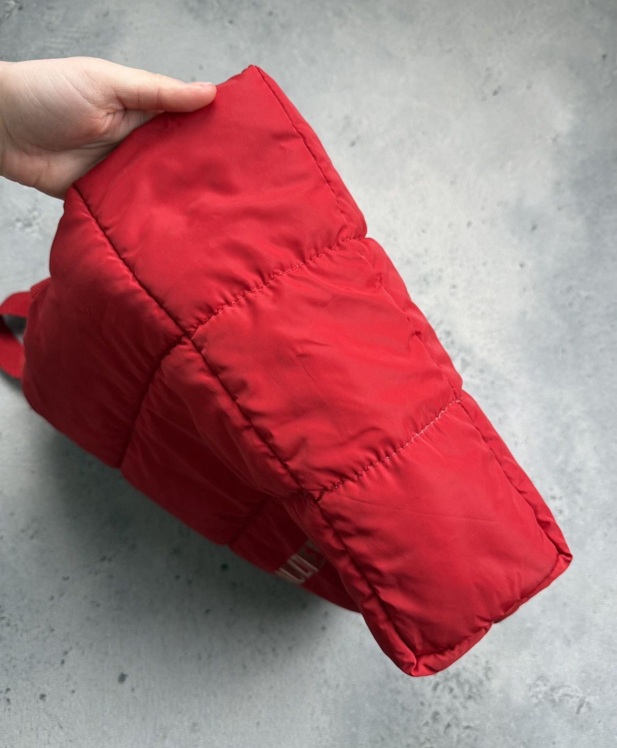 Jean Paul Gaultier Jean Paul Gaultier Red Padded Tote Bag Rare Puffer Shopper Size ONE SIZE - 6 Thumbnail