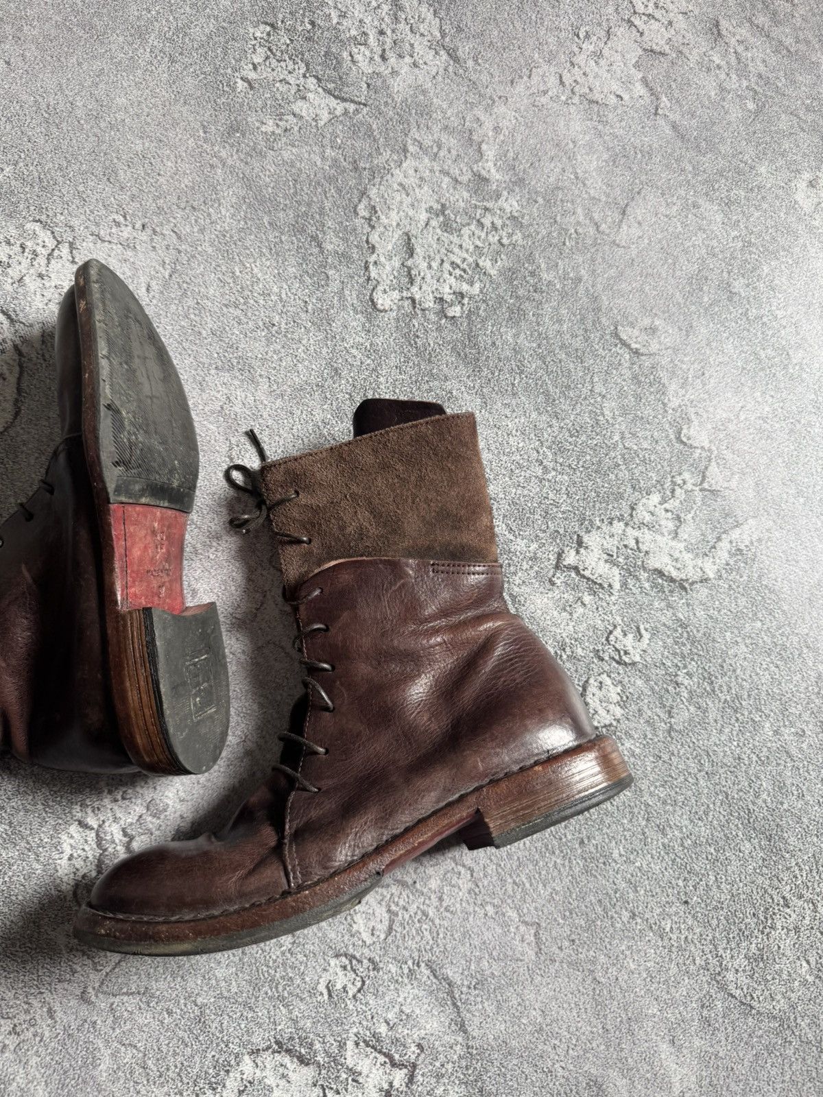 MoMA MOMA 37 brown leather Avantgarde shoes boots casual designer Size US 7 / IT 37 - 3 Thumbnail