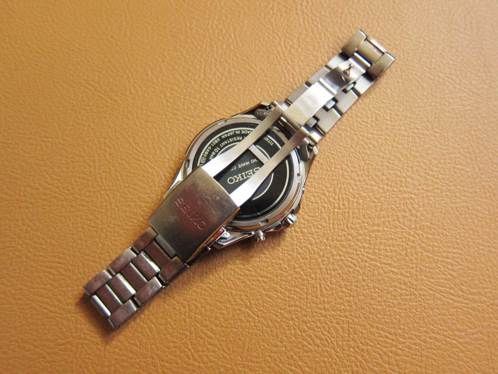 Seiko SEIKO 5B21-0AB0 Radio Wave Control Titanium Men's Watch JDM Size ONE SIZE - 8 Thumbnail