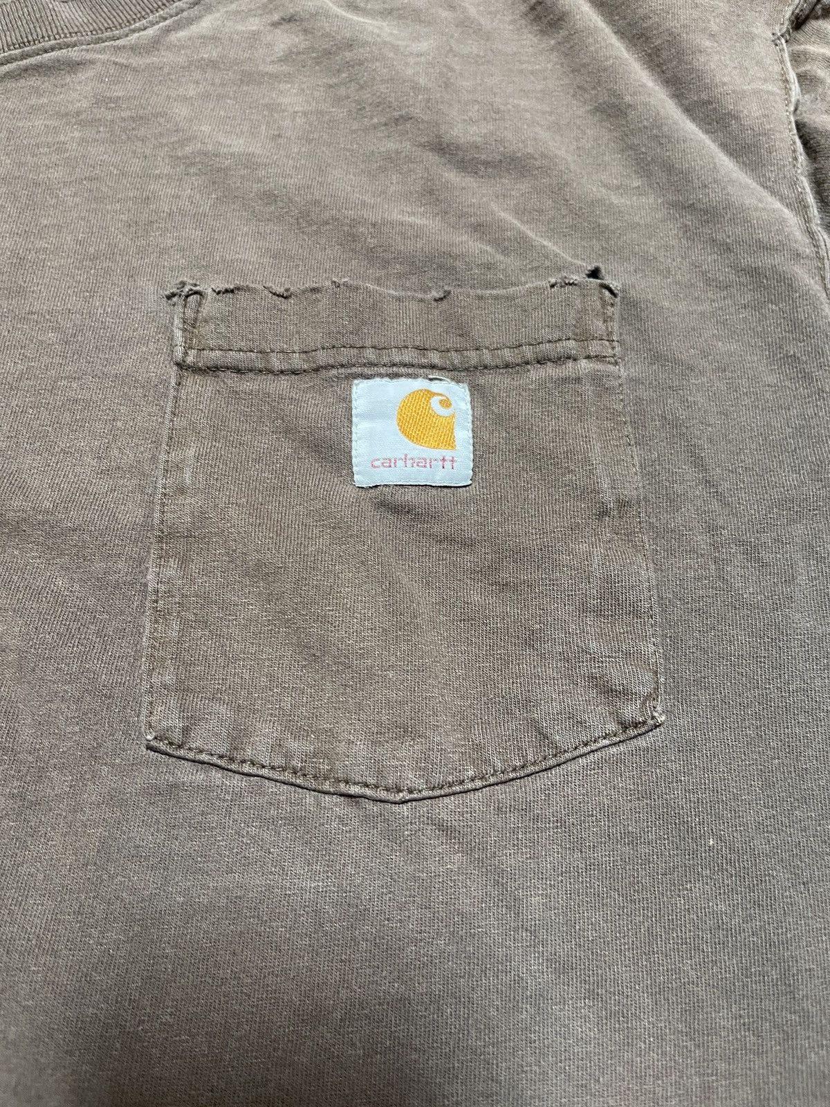 Carhartt Distressed Carhart workwear T-shirt Size US XL / EU 56 / 4 - 2 Thumbnail
