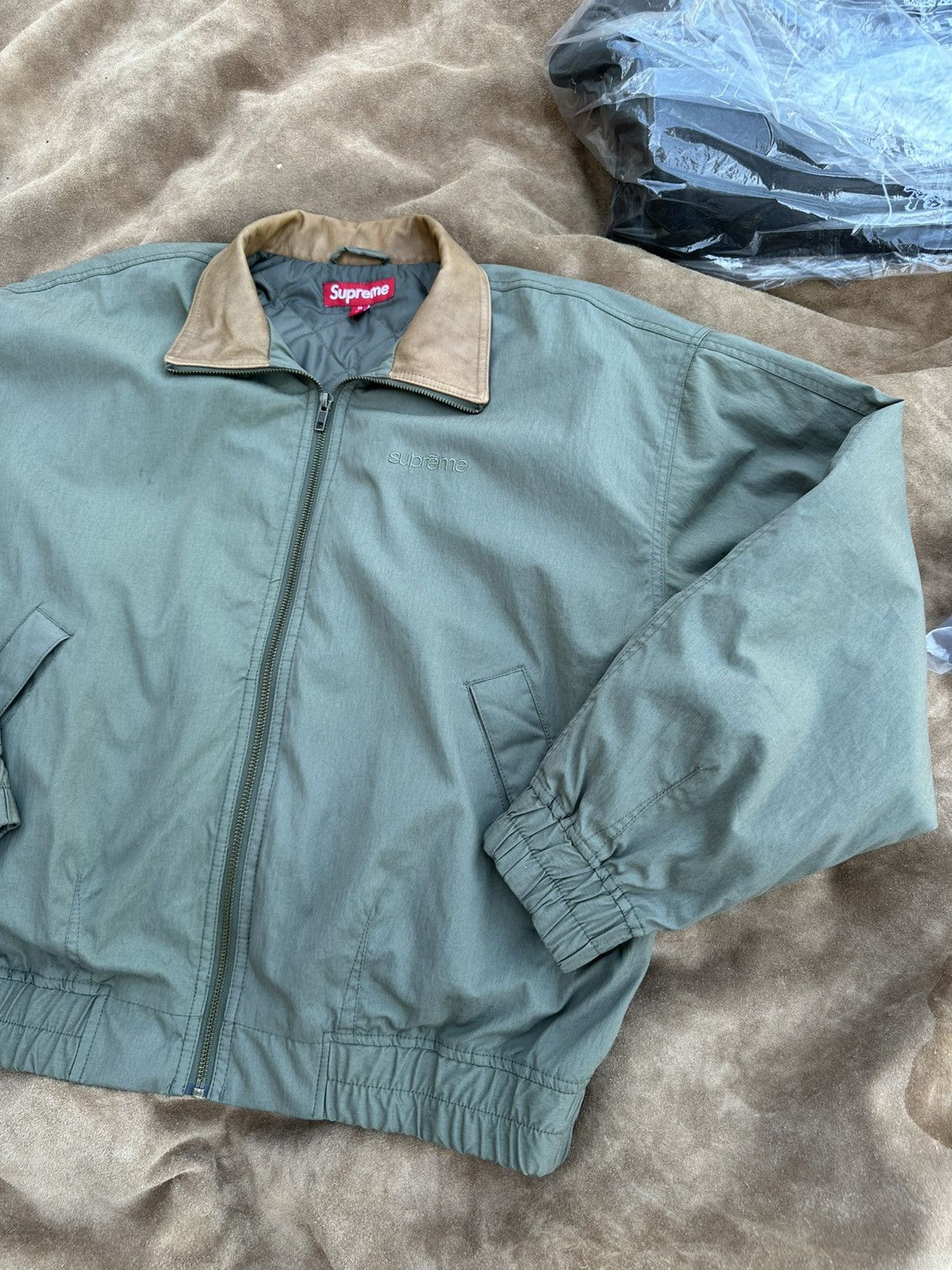 Supreme Supreme Leather Collar Utility Jacket Size US M / EU 48-50 / 2 - 6 Thumbnail