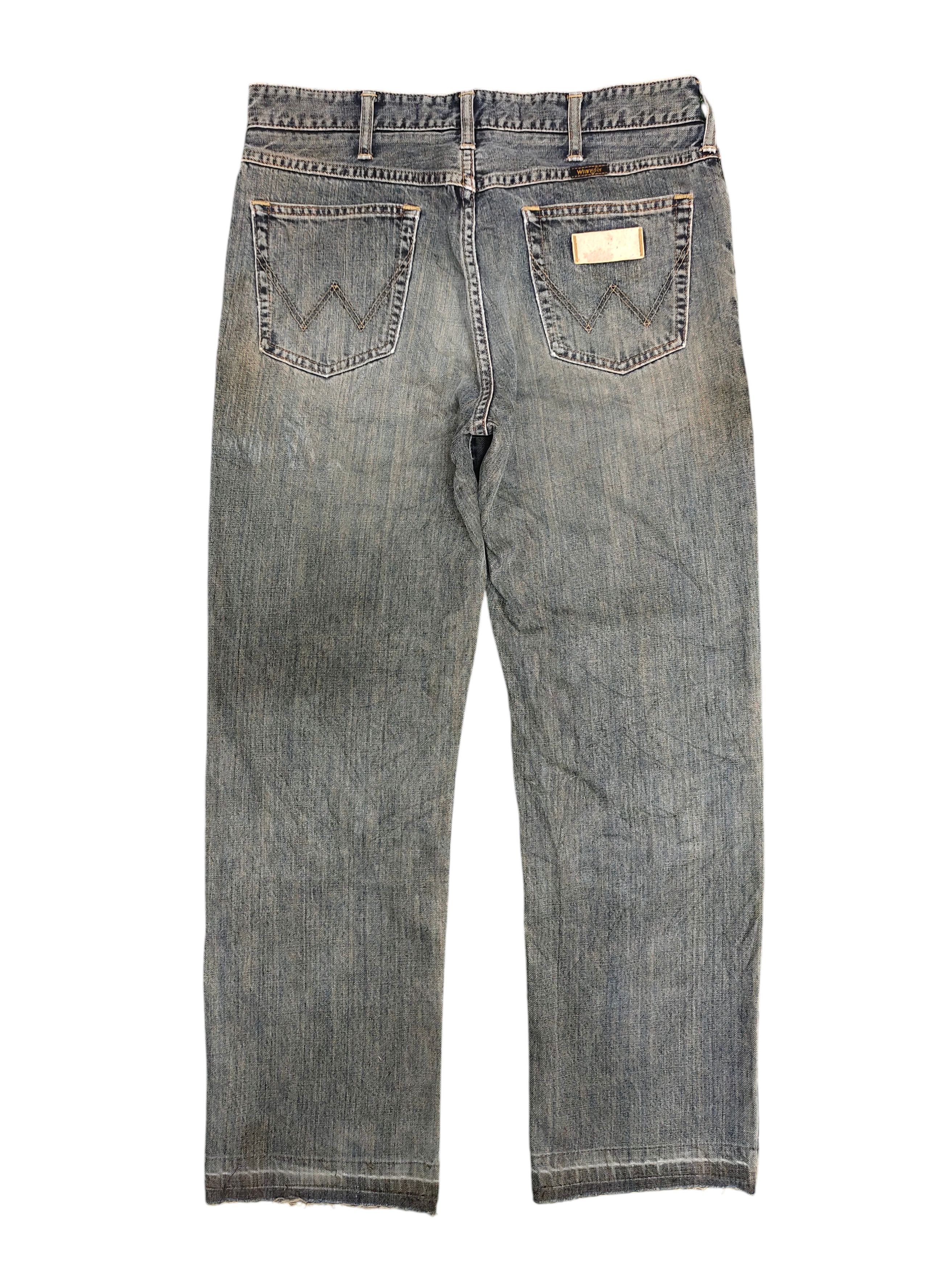 Comme des Garcons × Undercover Vintage Wrangler Japan Clawmark Distress Faded Denim Jeans Size US 32 / EU 48 - 8 Thumbnail