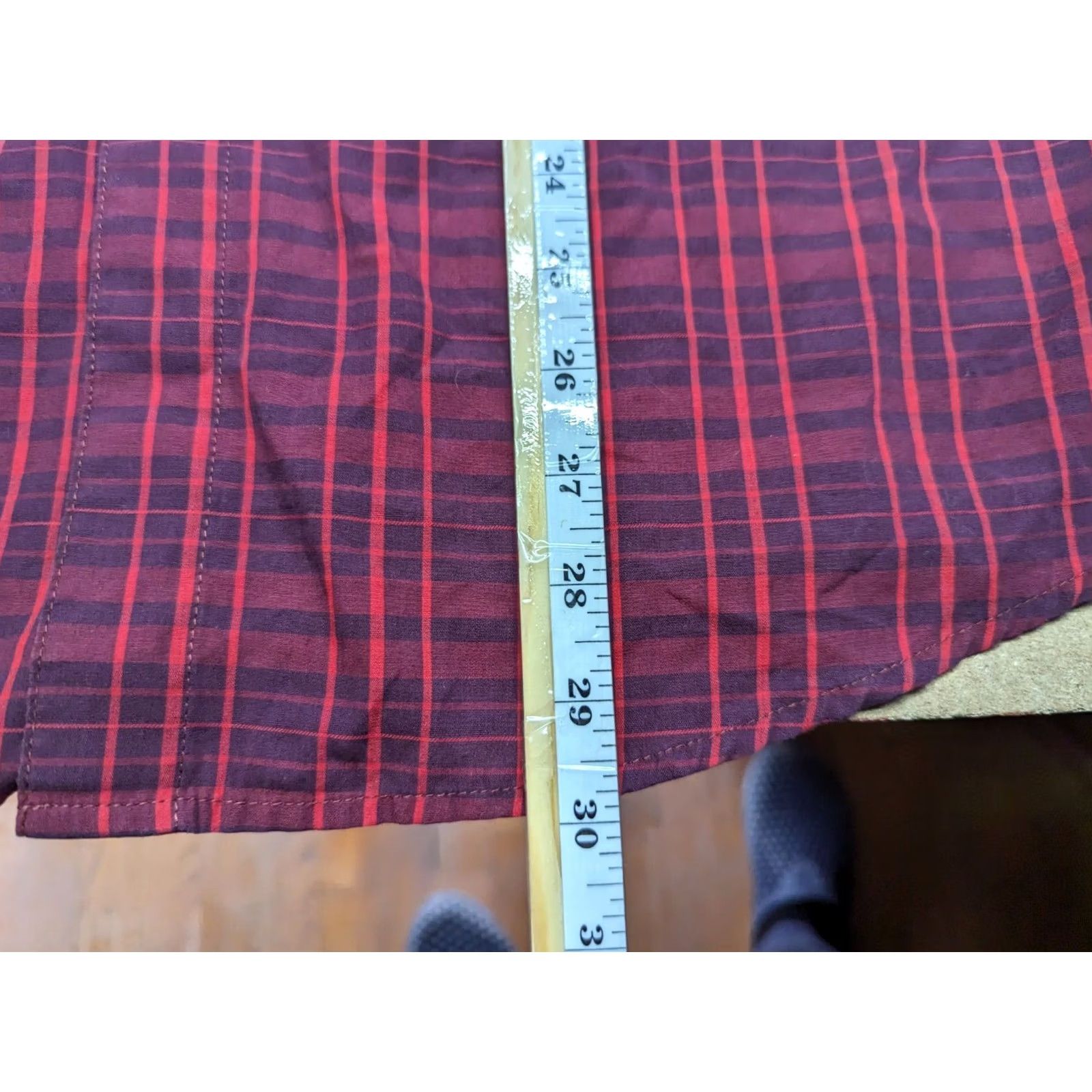 Oakley VINTAGE Oakley Mens Button Up Shirt Plaid Short Sleeves Red Front Pocket Size M Boxy Casual Shirt Mens Red Plaid Oakley Button-Up Front Pocket Size US M / EU 48-50 / 2 - 6 Thumbnail