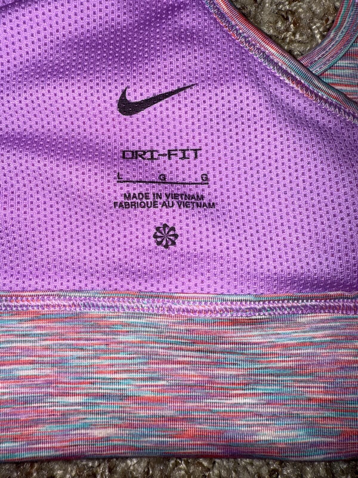 Nike Nike Big Kids' (Girls') Dri-fit Indy Sports Bra Size ONE SIZE - 4 Thumbnail