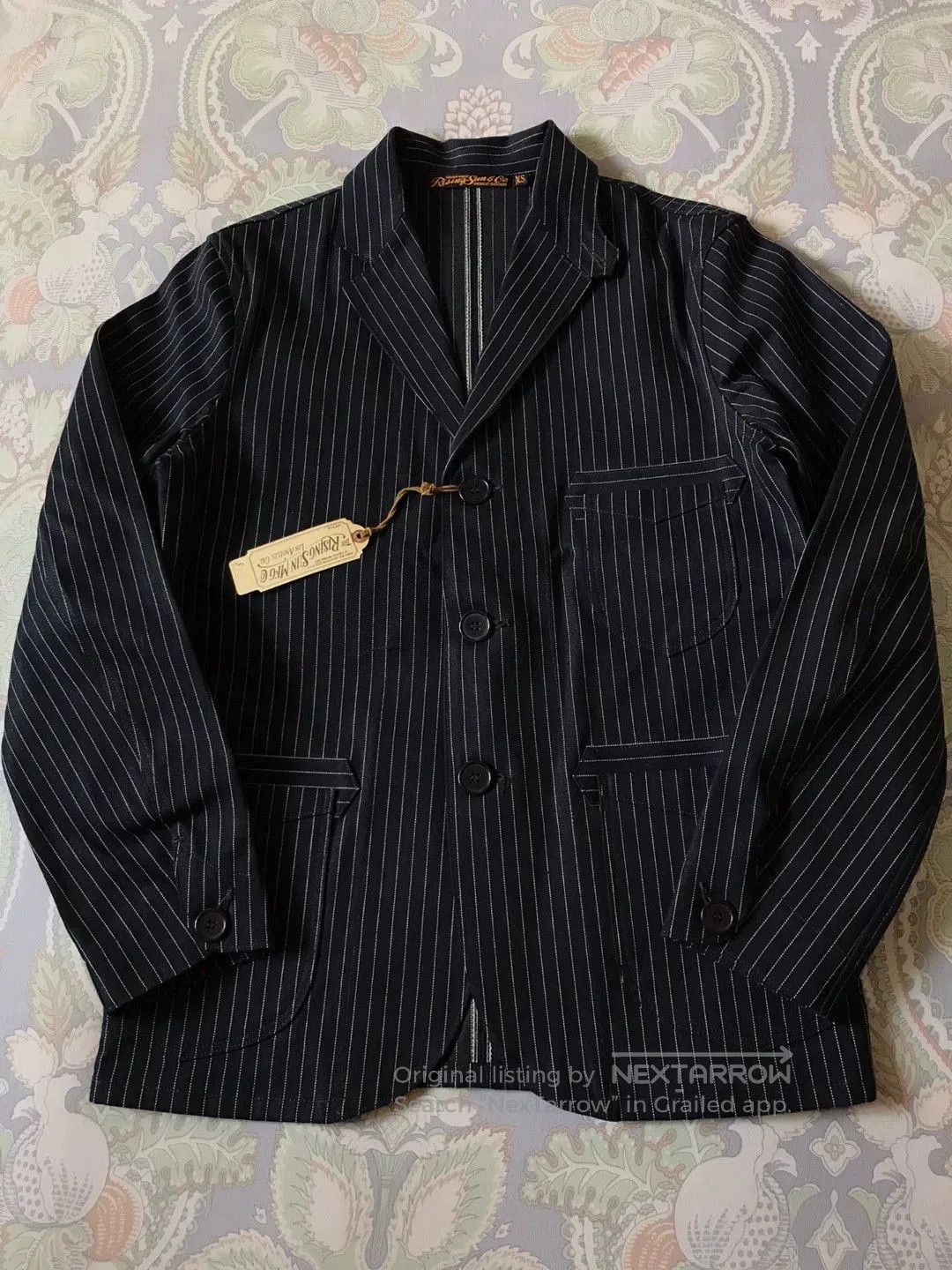 Rising Sun & Co. Rising Sun Indigo Work Jacket. Size US XS / EU 42 / 0 - 1 Thumbnail