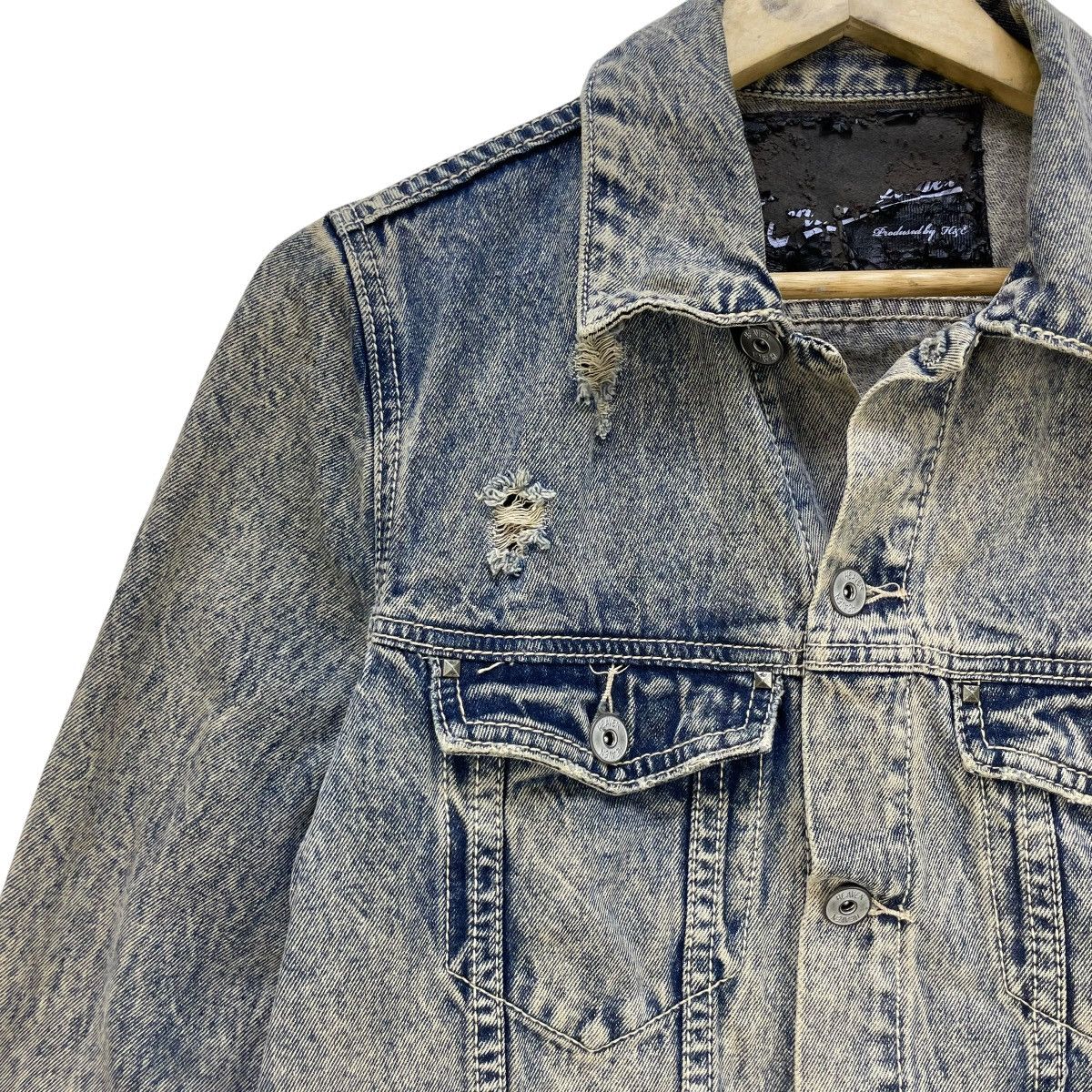 Japanese Brand × Levi's × Vintage Vintage Distressed Heaven Japanese Brand Acid Wash Jacket Size M / US 6-8 / IT 42-44 - 3 Thumbnail
