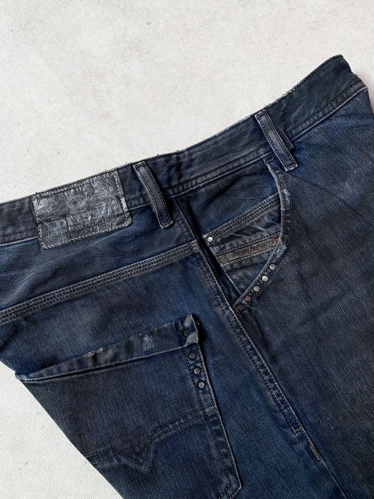 Diesel RARE Diesel Krooley Denim Regular Slim Carrot Size US 33 - 10 Thumbnail