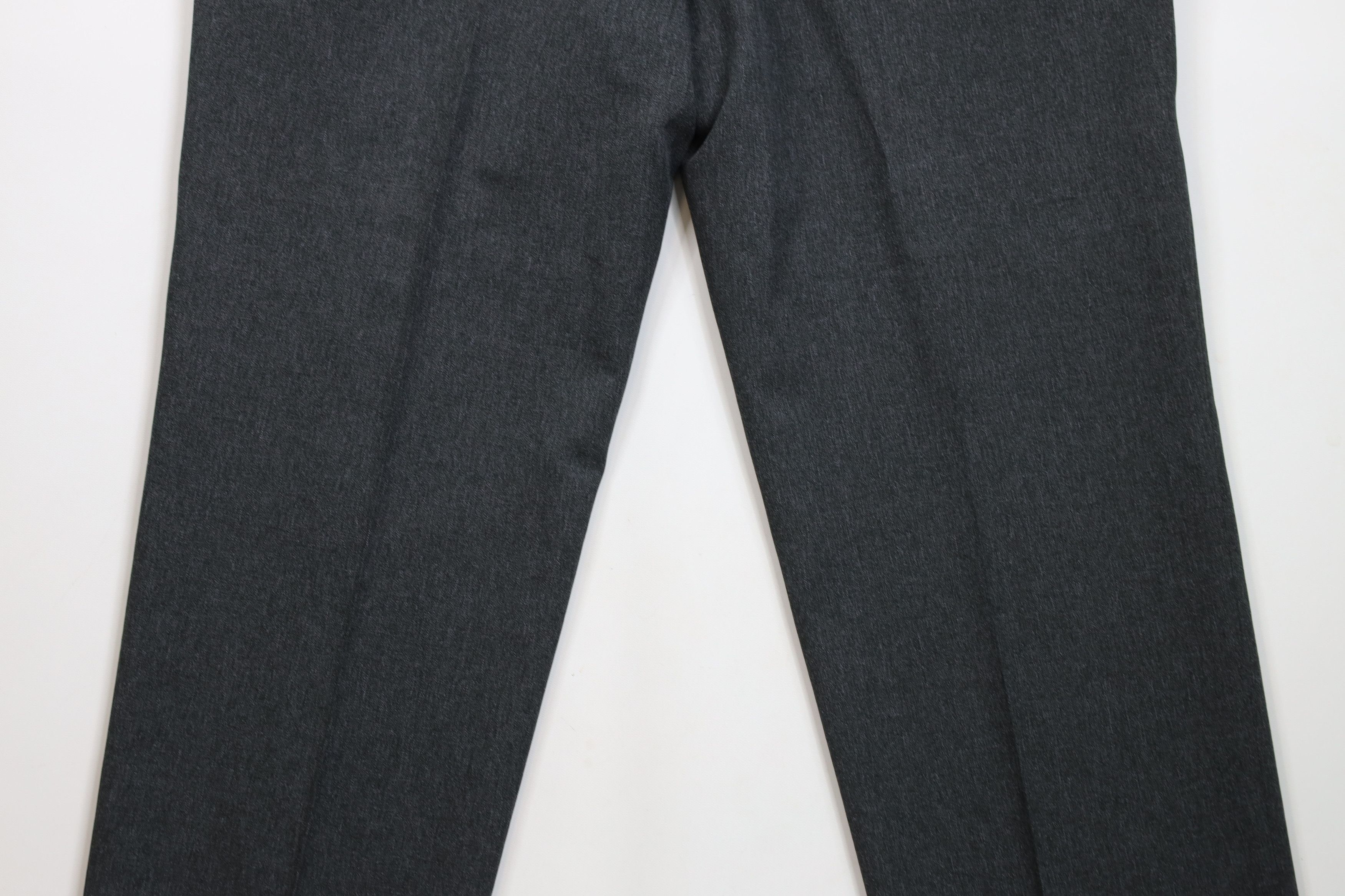 Levi's × Vintage Vintage 90s Levis Knit Flared Wide Leg Chino Pants Dark Gray Size US 40 / EU 56 - 9 Thumbnail