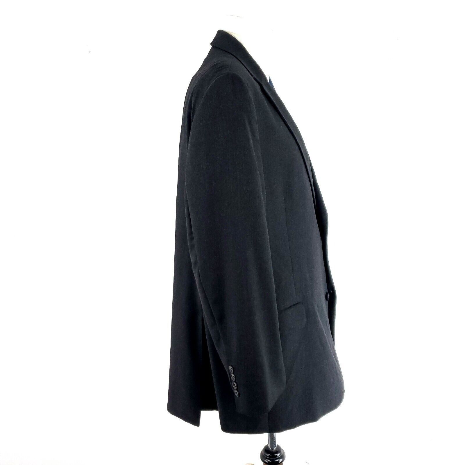 Jack Victor Jack Victor Vogue Ct Wool 2 Button 2 Piece Suit 44L Gray 42/ Size 44L - 7 Thumbnail