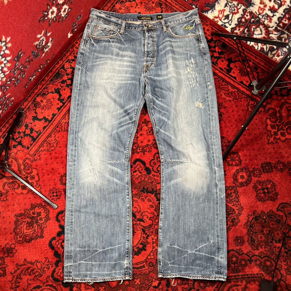 Ed Hardy Vintage Streetwear Rare HipHop Y2K Ed Hardy Jeans Devil Girl Size US 38 / EU 54 - 2 Thumbnail