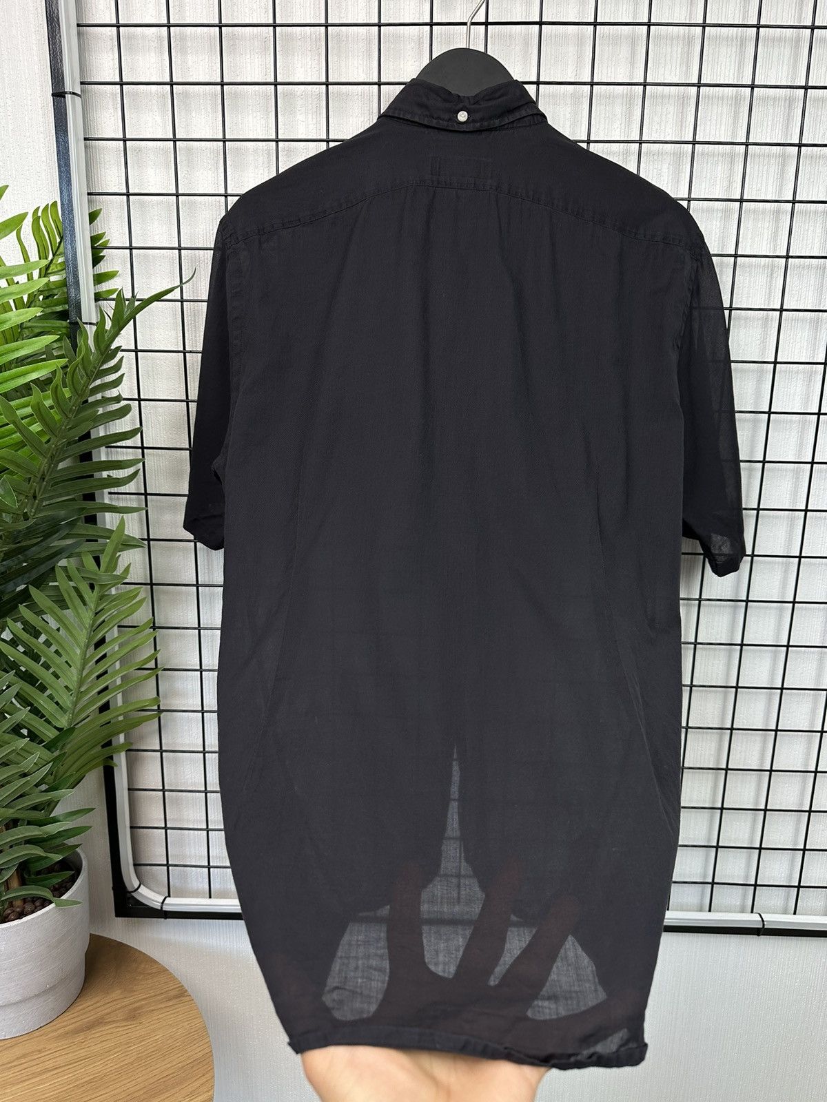 Eton Eton Ultra Light Button Up short Sleeve Shirt Men L black Size US L / EU 52-54 / 3 - 14 Thumbnail