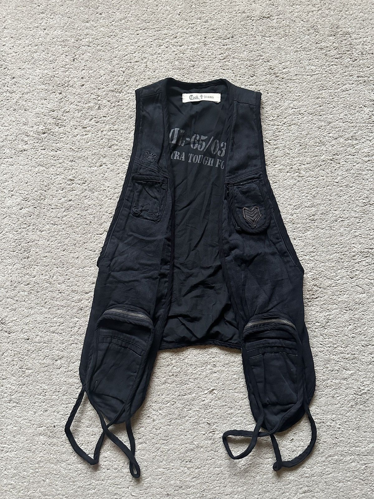 Le Grande Bleu (L.G.B.) 2000s Cook Jeans Apocalypse style Vest Size US M / EU 48-50 / 2 - 2 Thumbnail