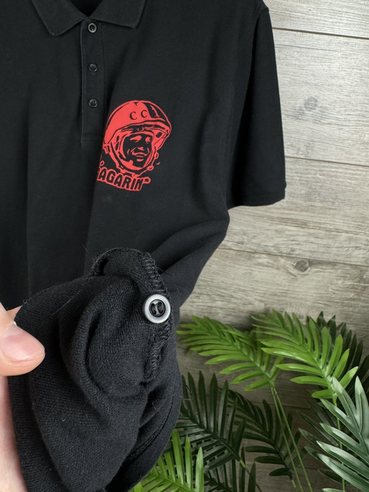 Vintage Gagarin polo Cosmonaut's T-shirt 👕 SSSR Vintage size XL Size US XL / EU 56 / 4 - 9 Thumbnail