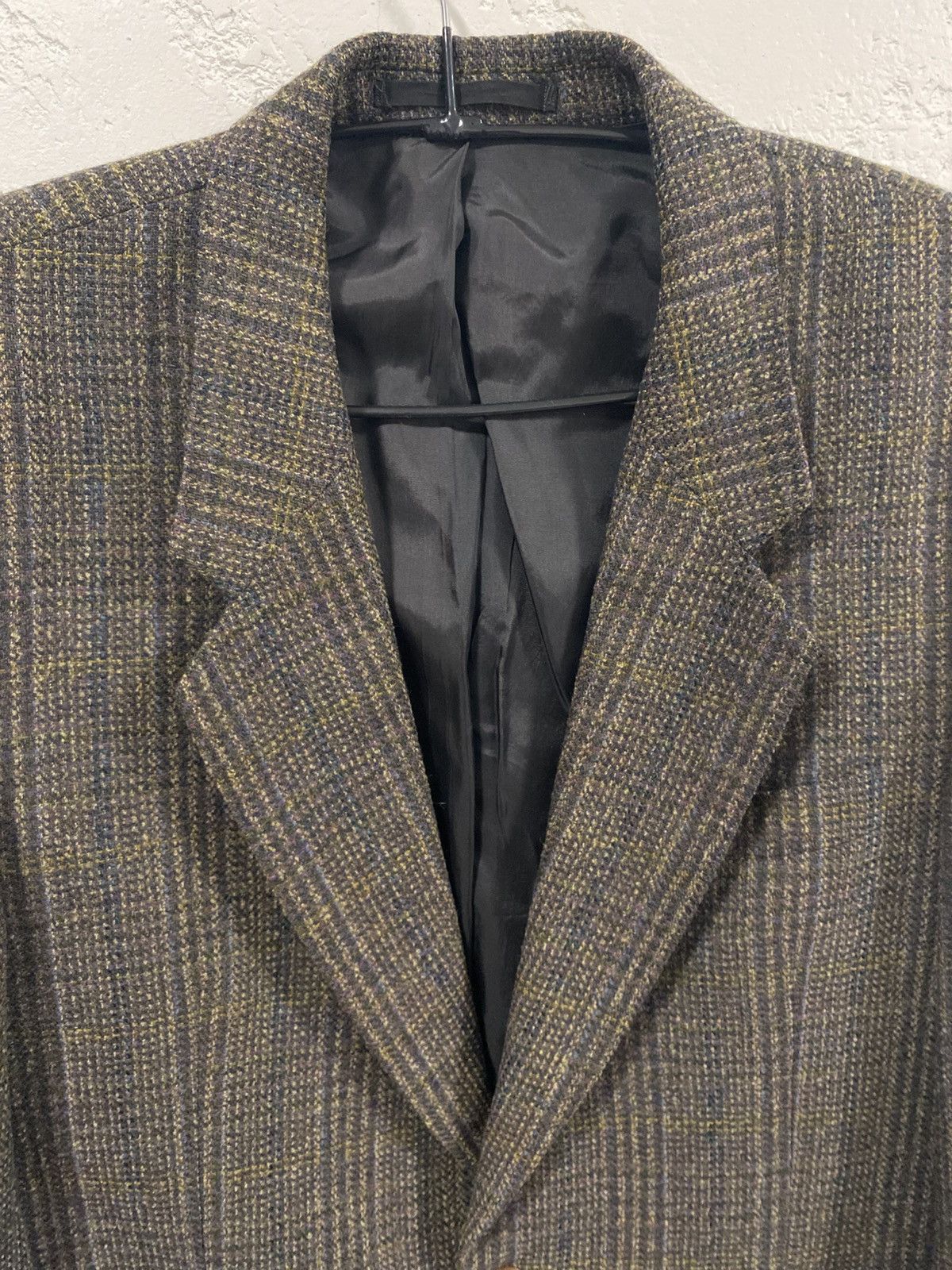 Vintage Very Rare Made Yugoslavia Incredibly Beautiful Tweed Blazer Size 50R - 3 Thumbnail