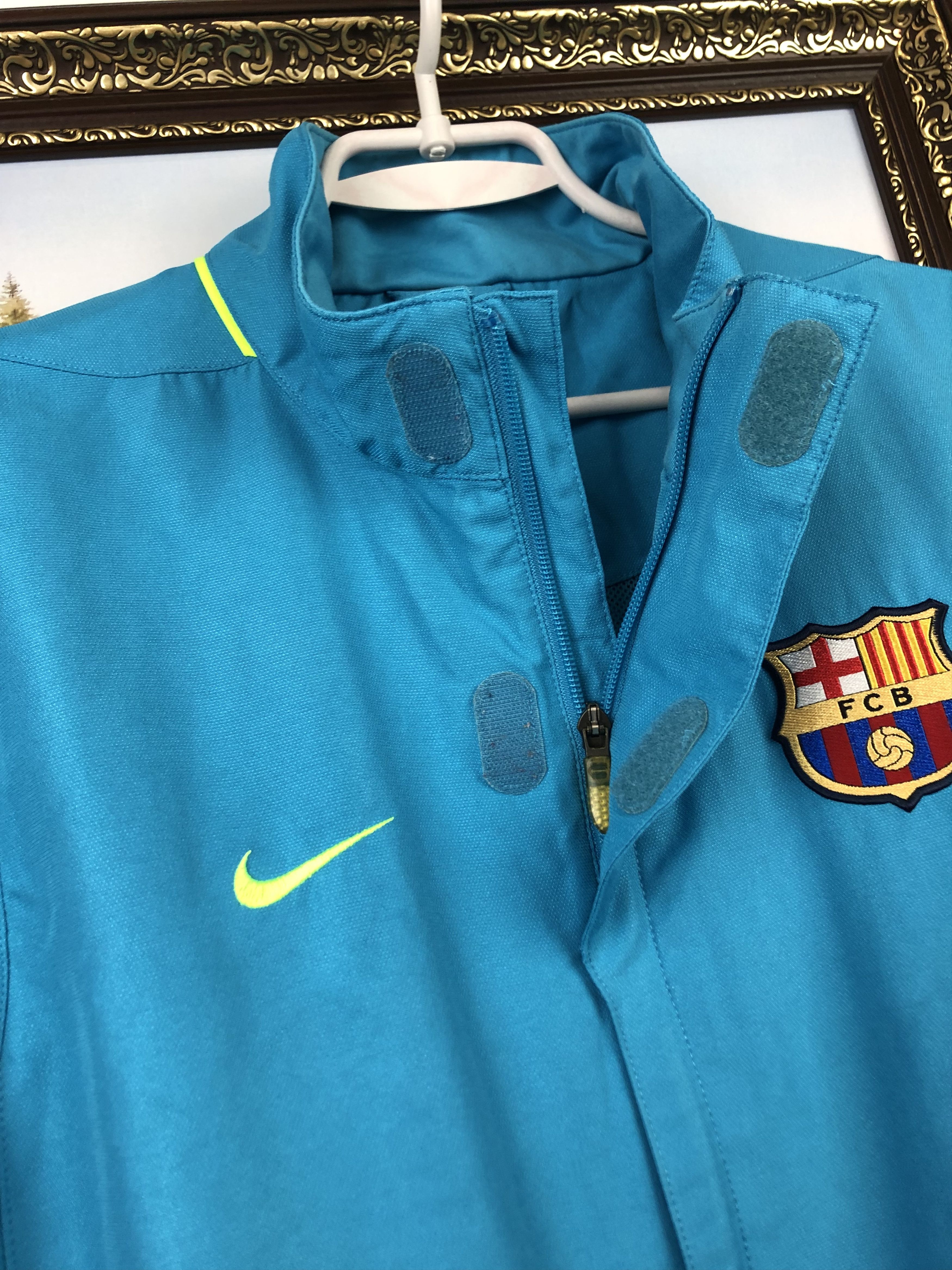 Nike Vintage Nike Barcelona Football Jacket Soccer Track Top Size US M / EU 48-50 / 2 - 4 Thumbnail