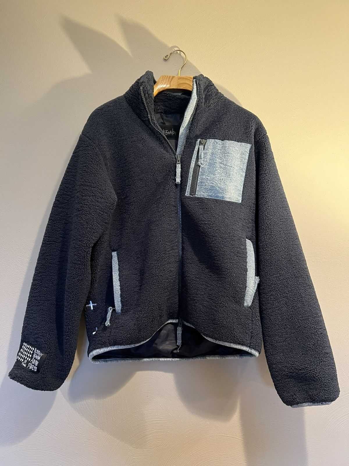 Ksubi Ksubi blue denim fleece zip up jacket Size US XS / EU 42 / 0 - 1 Thumbnail