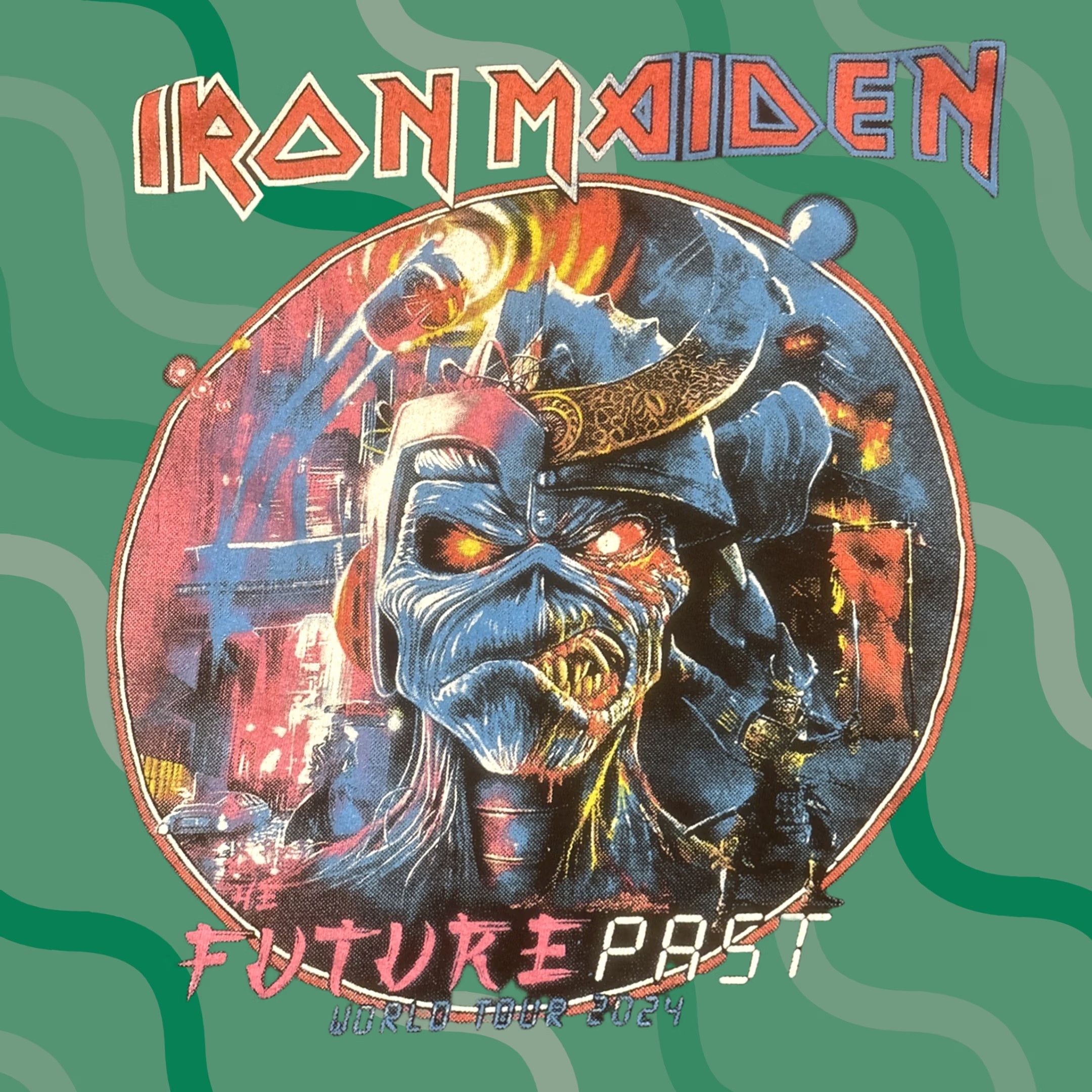 Band Tees × Iron Maiden × Vintage Iron maiden virtual XI world