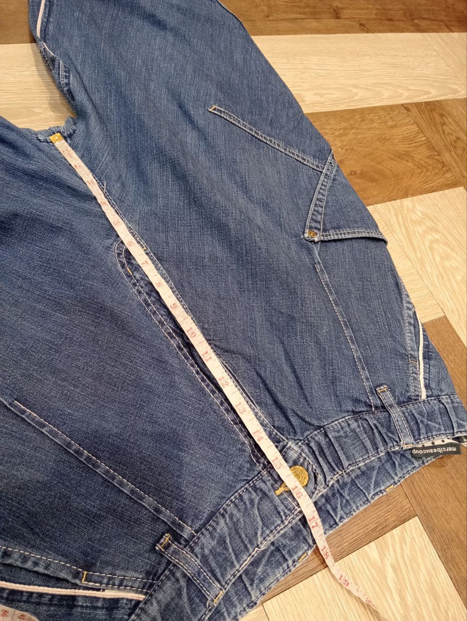 Issey Miyake MERCIBEAUCOUP ISSEY MIYAKE BLUE DENIM BAGGY PANTS Size US 32 / EU 48 - 18 Thumbnail