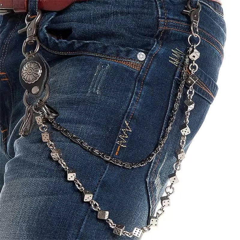 Japanese Brand Dice and Tribe Jean Motor Rock Wallet Chain Size ONE SIZE - 2 Thumbnail