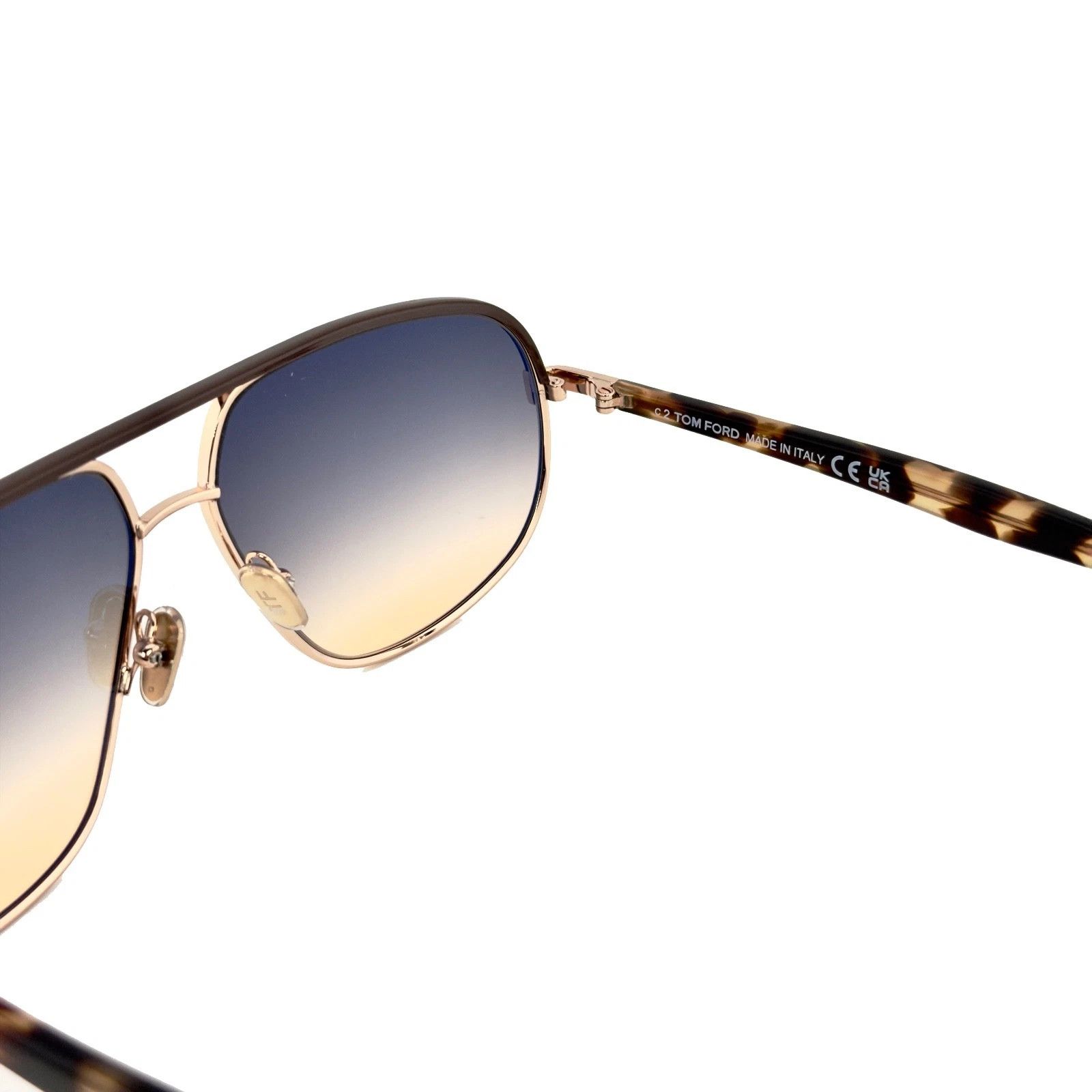 Tom Ford TOM FORD MAXWELL TF1019 28F Aviator Sunglass 1019 FT1019 Size ONE SIZE - 7 Thumbnail